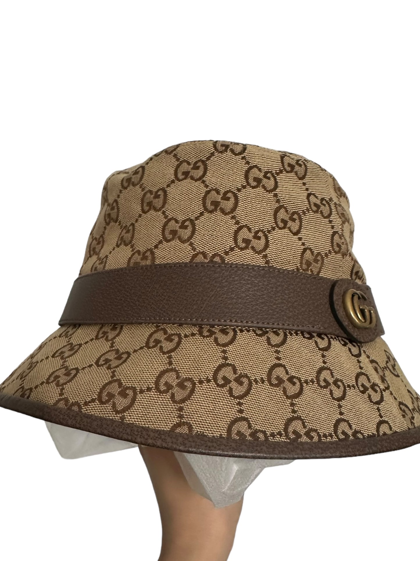 GUCCI- GG CANVAS BUCKET HAT