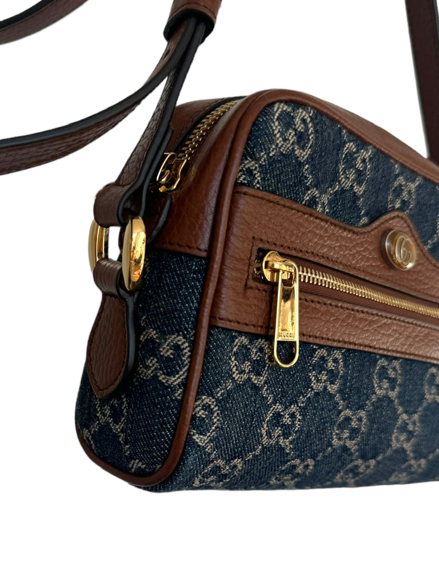 GUCCI - Ophidia Shoulder Bag Denim Mini