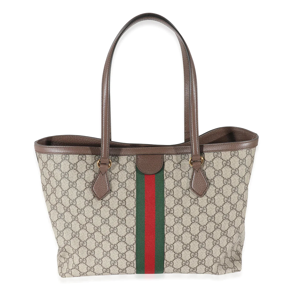 GUCCI - Beige GG Supreme Medium Ophidia GG Tote