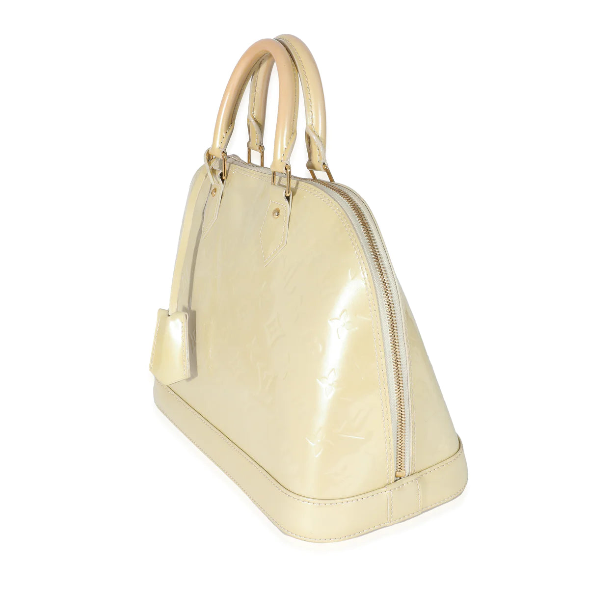 LOUIS VUITTON - Blanc Corail Monogram Vernis Alma PM