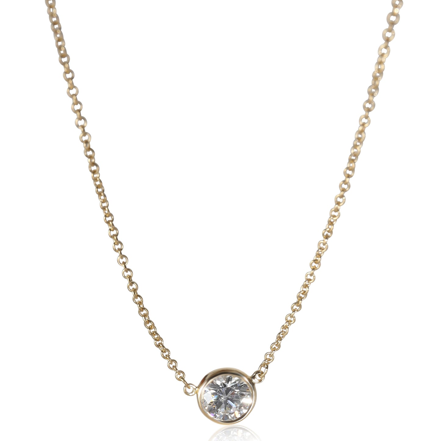 PRE-OWNED Elsa Peretti Fashion Pendant in 18k Yellow Gold 0.6 CTW