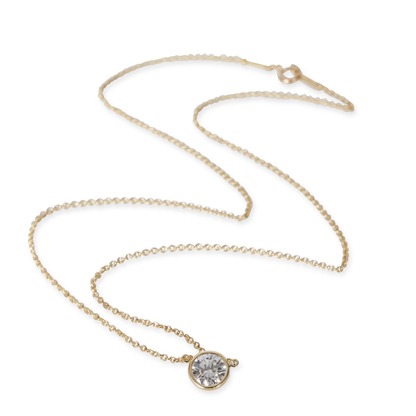 PRE-OWNED Elsa Peretti Fashion Pendant in 18k Yellow Gold 0.6 CTW