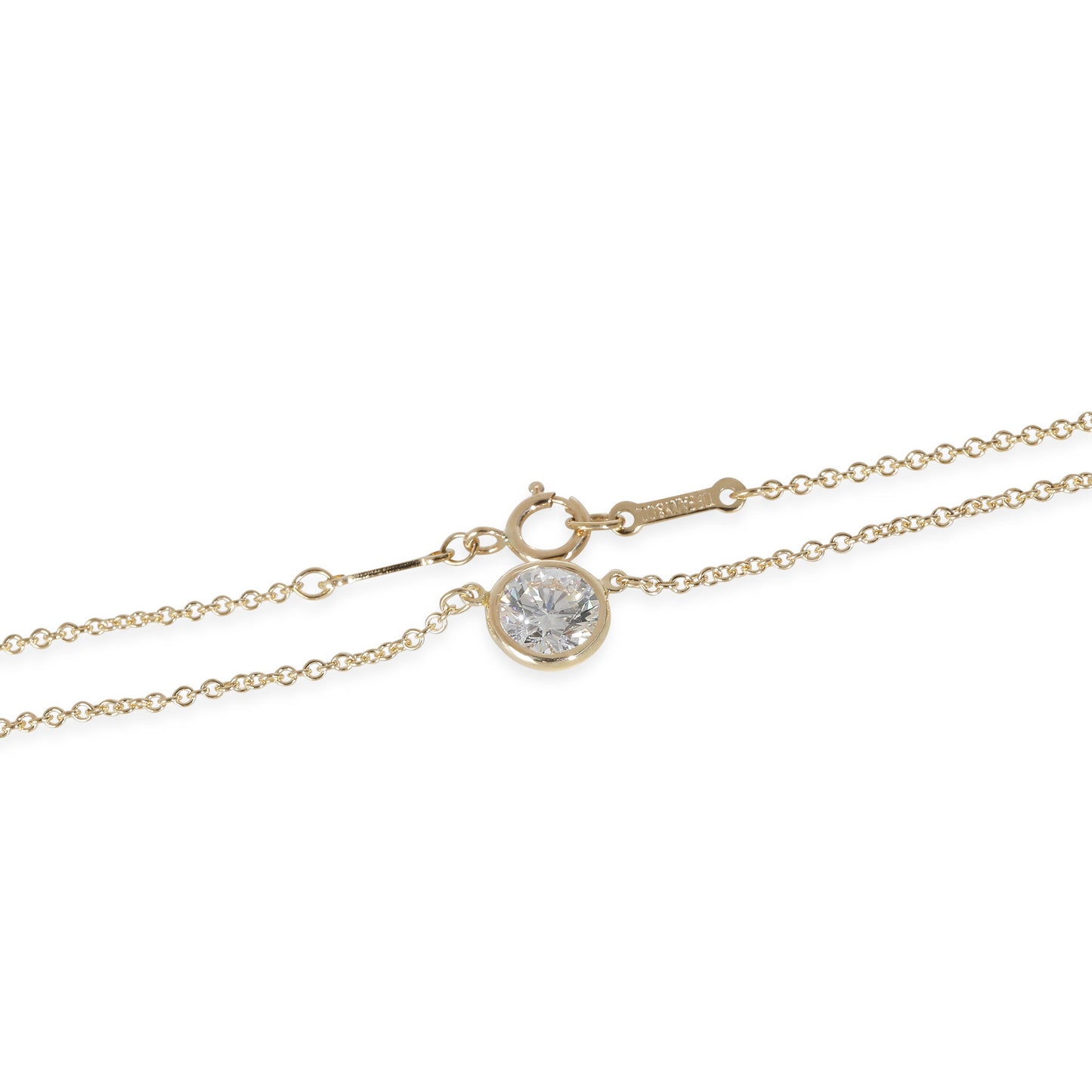 PRE-OWNED Elsa Peretti Fashion Pendant in 18k Yellow Gold 0.6 CTW