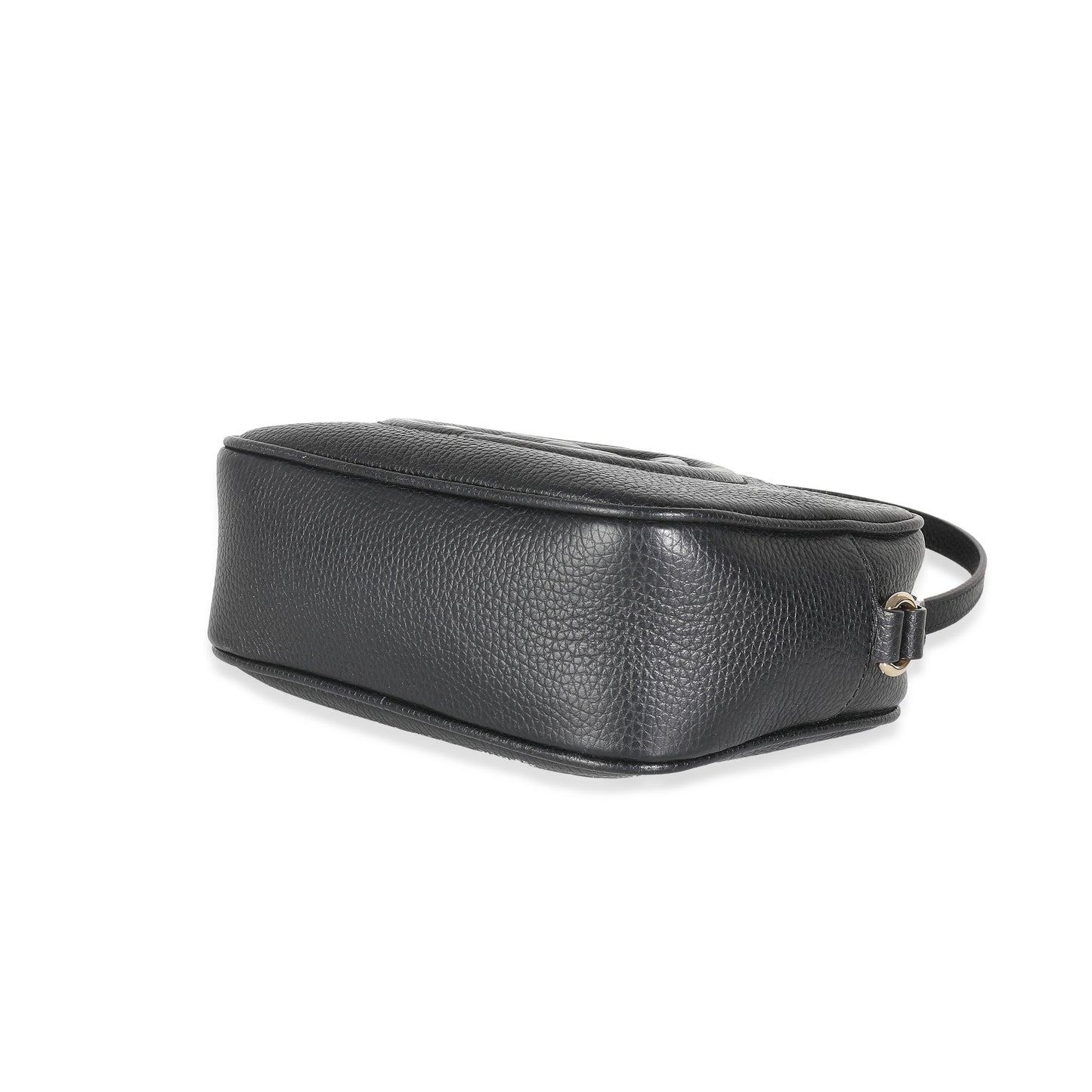 GUCCI - Black Pebbled Calfskin Soho Disco Bag