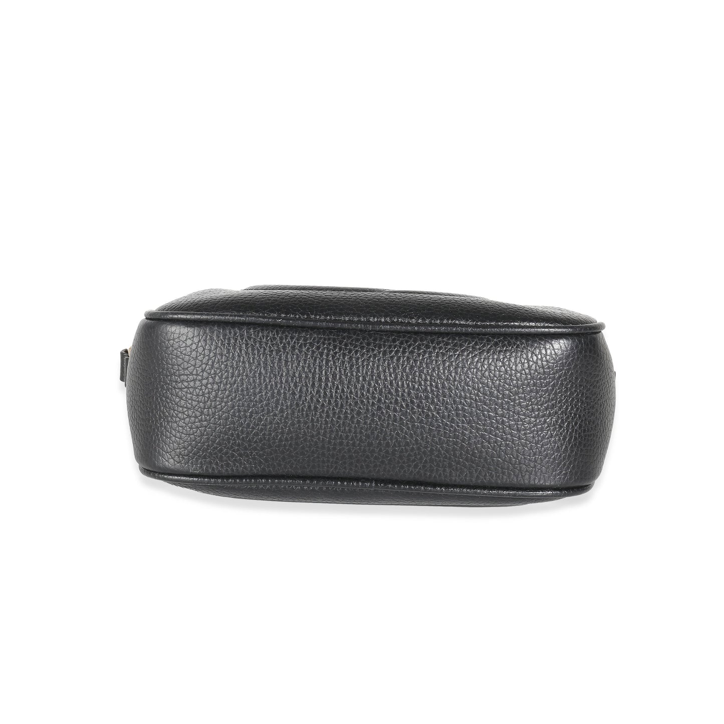 GUCCI - Black Pebbled Calfskin Soho Disco Bag