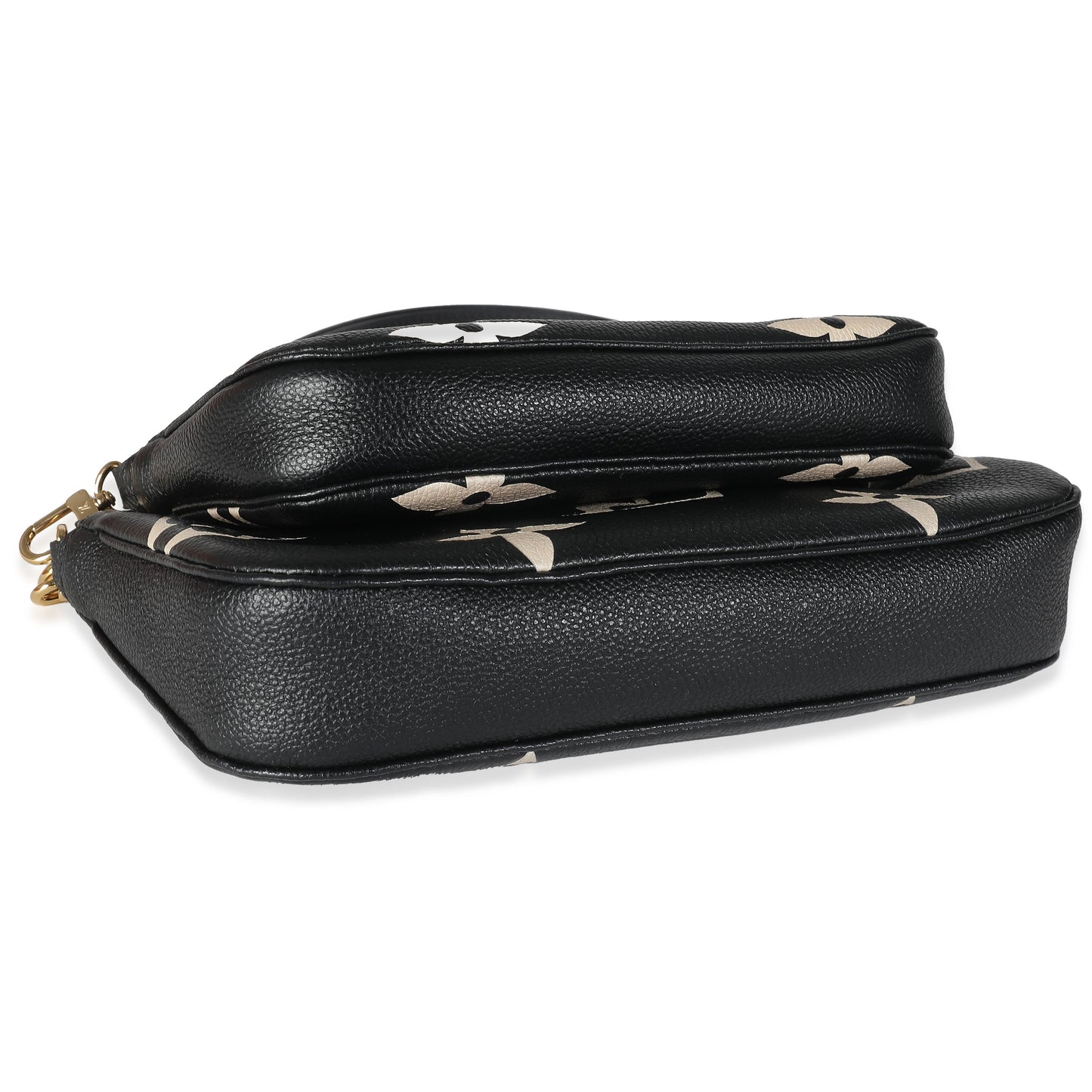 LOUIS VUITTON - Beige Black Monogram Empreinte Multi Pochette Accessoires Shoulder Bag