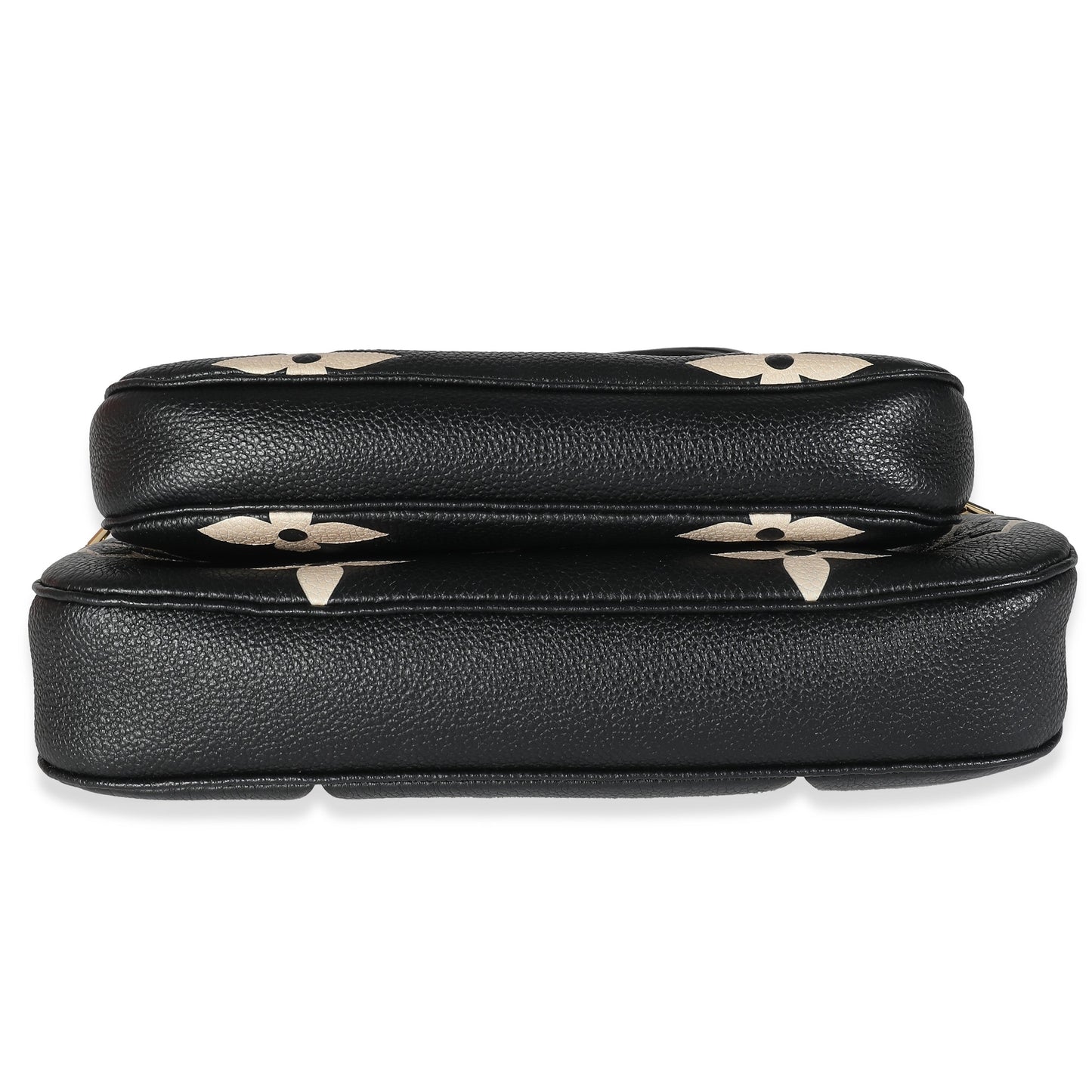 LOUIS VUITTON - Beige Black Monogram Empreinte Multi Pochette Accessoires Shoulder Bag