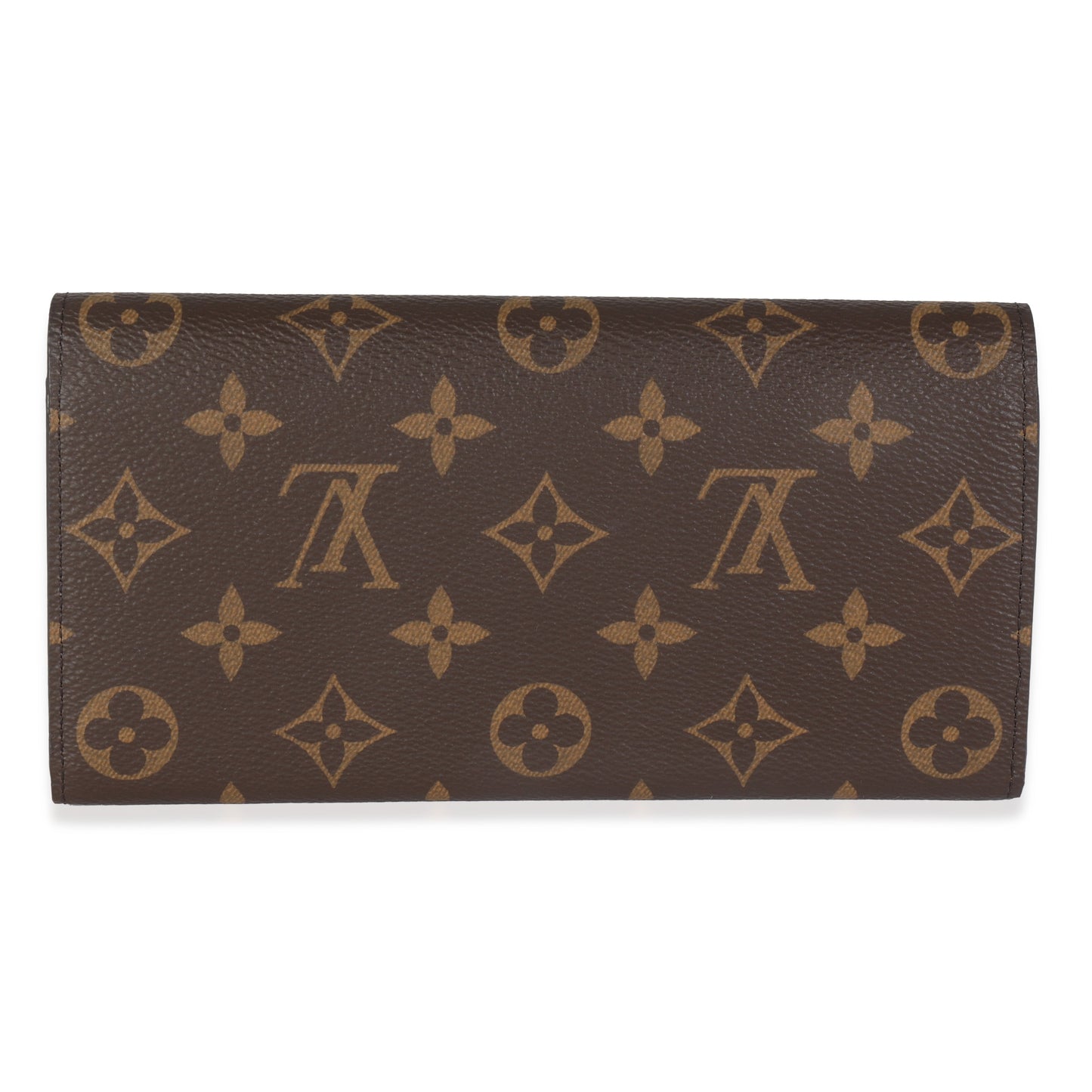 PRE-OWEND LV Fuchsia Monogram Canvas Emilie Wallet