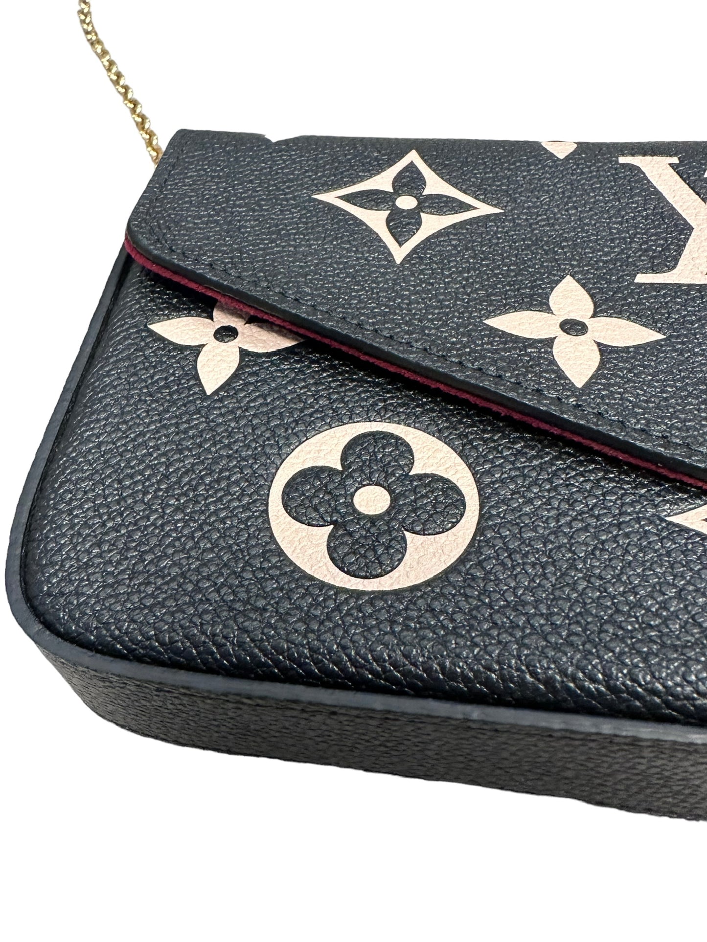 LOUIS VUITTON - Felicie Black Monogram
