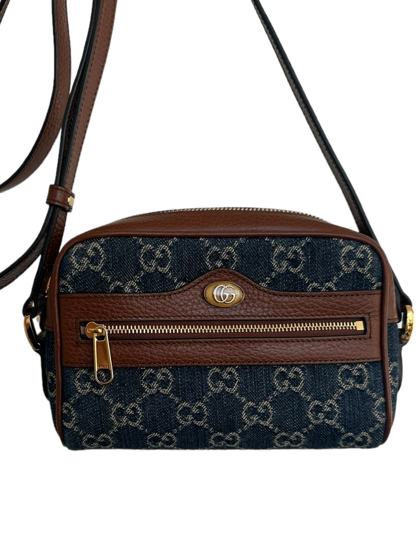 GUCCI - Ophidia Shoulder Bag Denim Mini