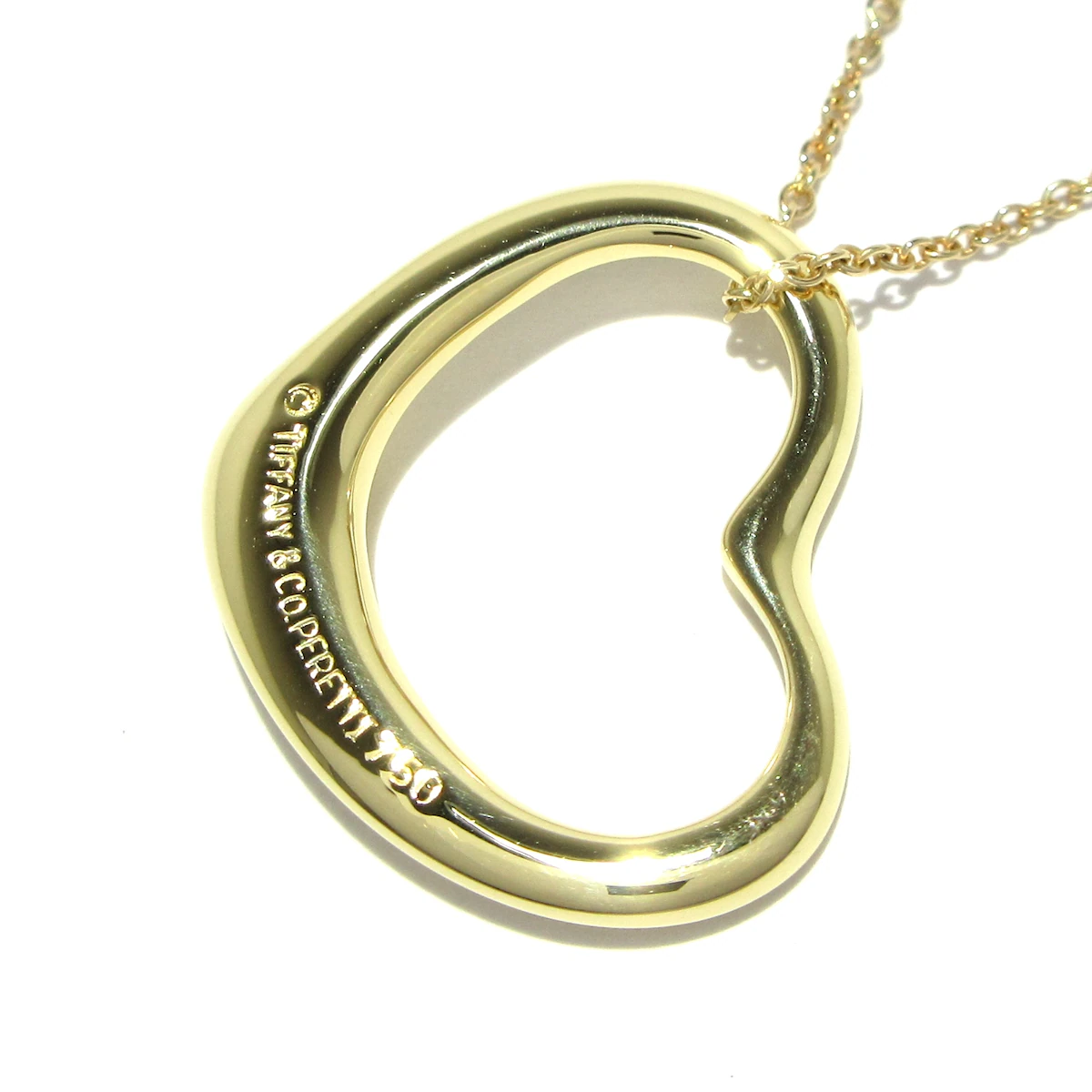 TIFFANY & CO. - Open Heart Necklace 18K Yellow Gold