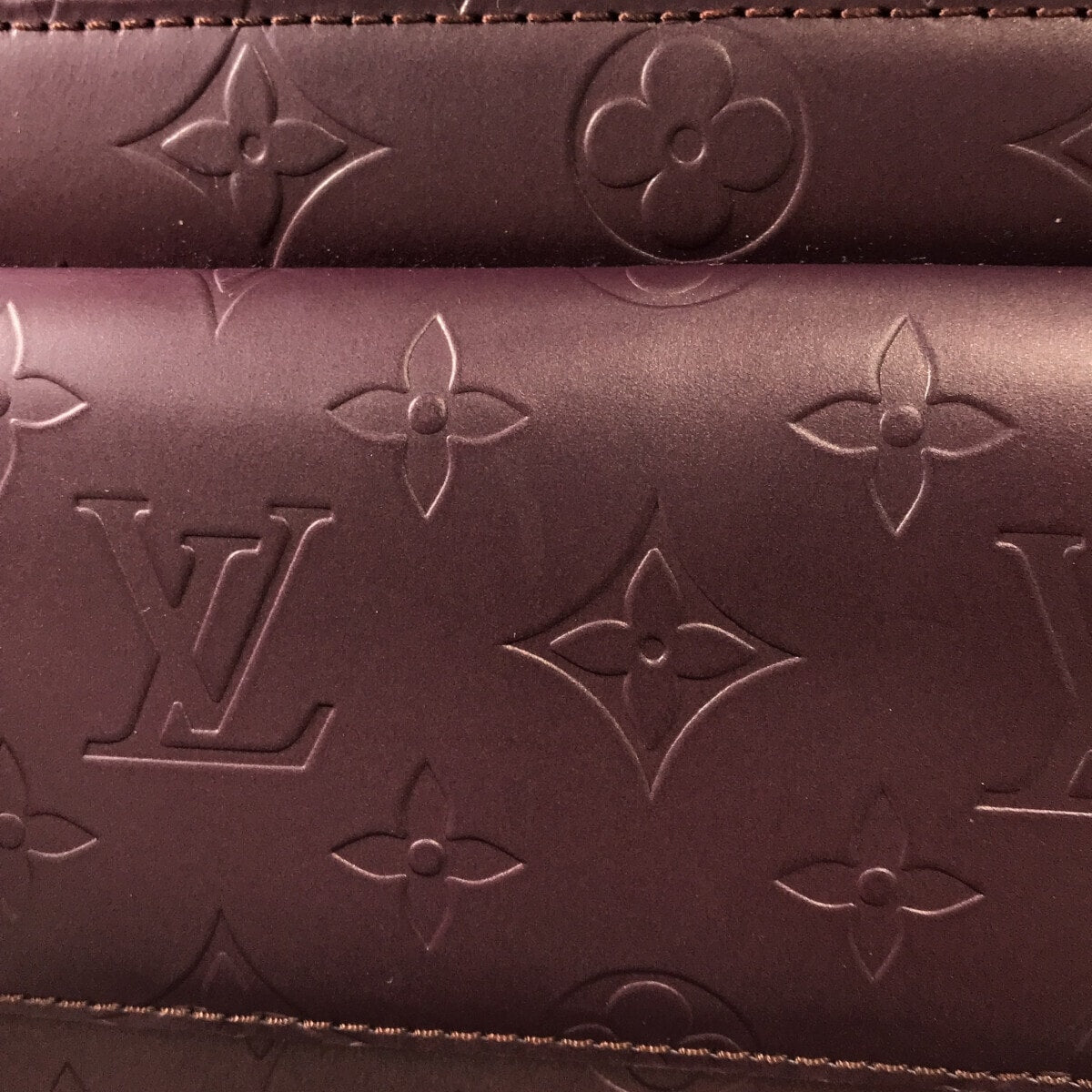 LOUIS VUITTON - Allston Monogram Mat Violet Calf Shoulder Bag