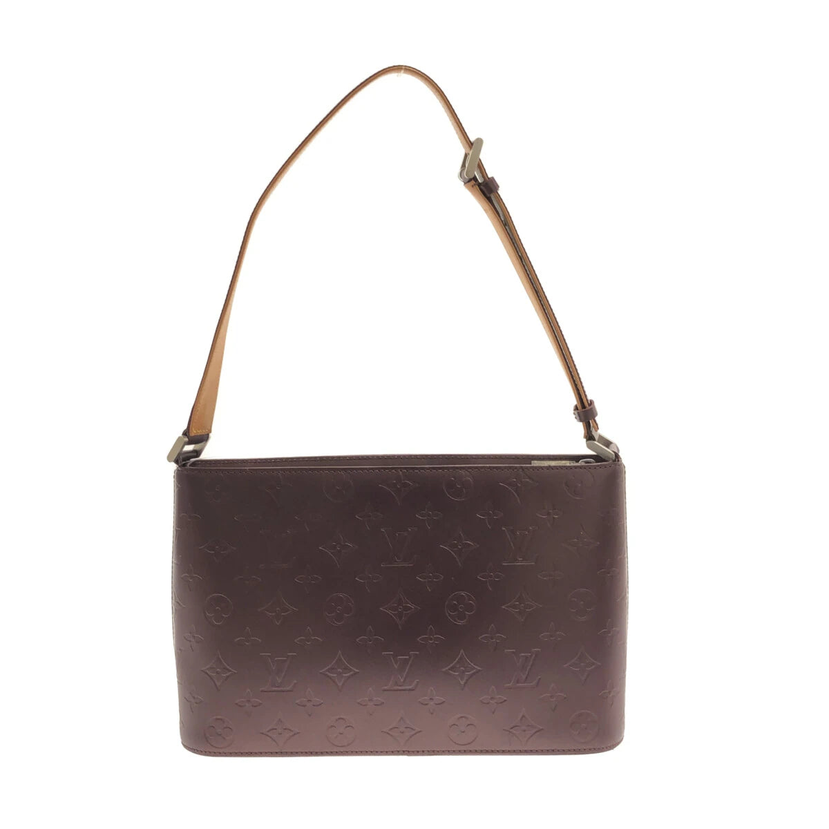 LOUIS VUITTON - Allston Monogram Mat Violet Calf Shoulder Bag