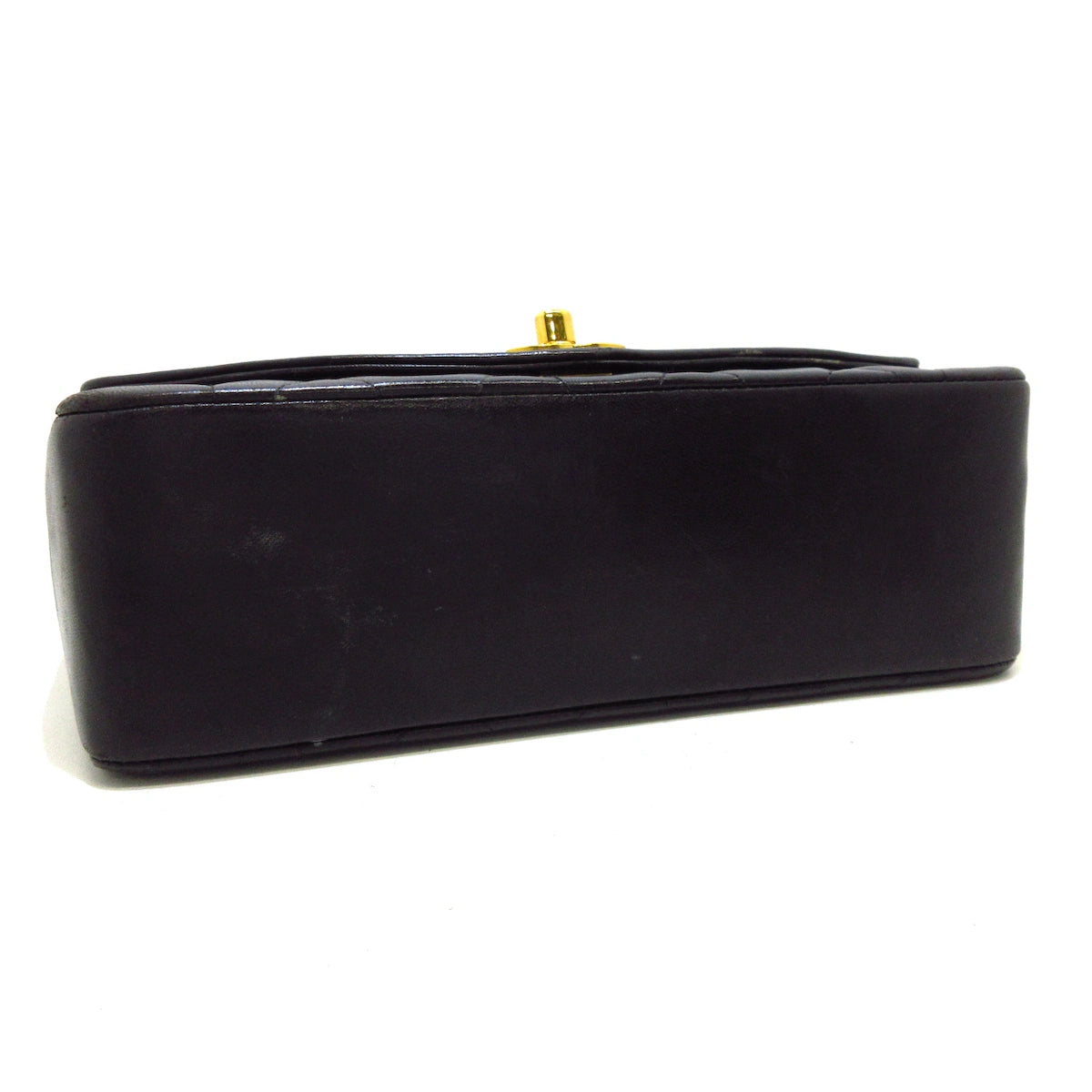 CHANEL - Diana Flap Matelasse Shoulder Bag Black Lambskin