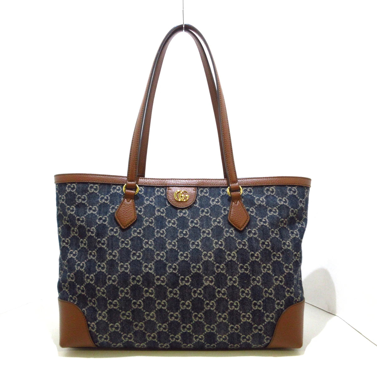 GUCCI - Denim GG Marmont Tote Bag