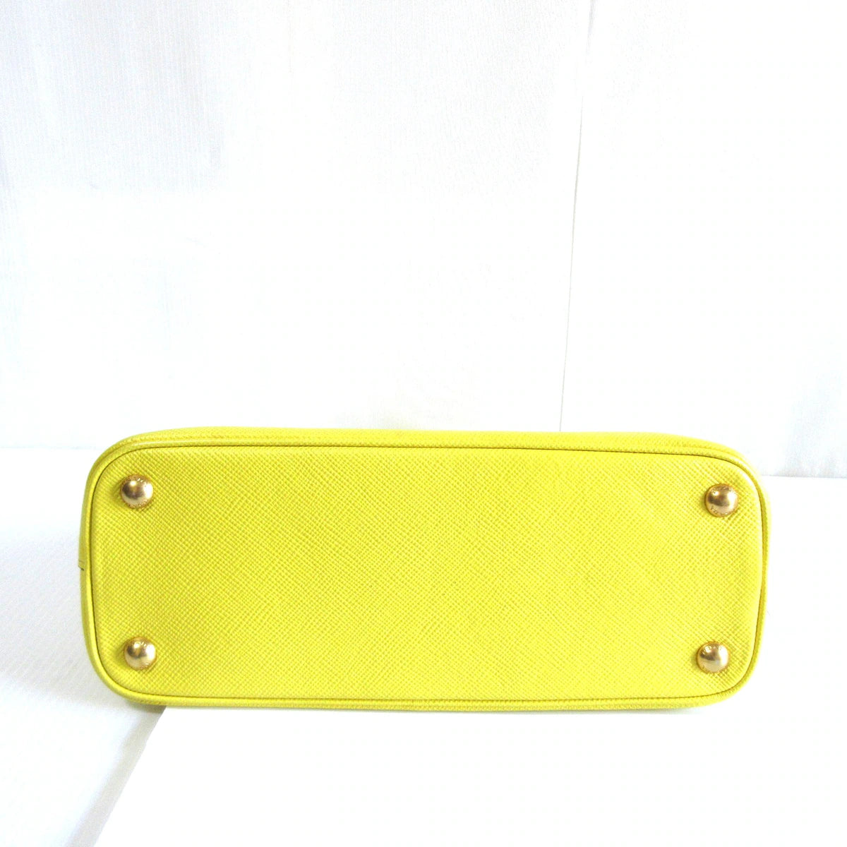 PRADA - Yellow Saffiano Handbag