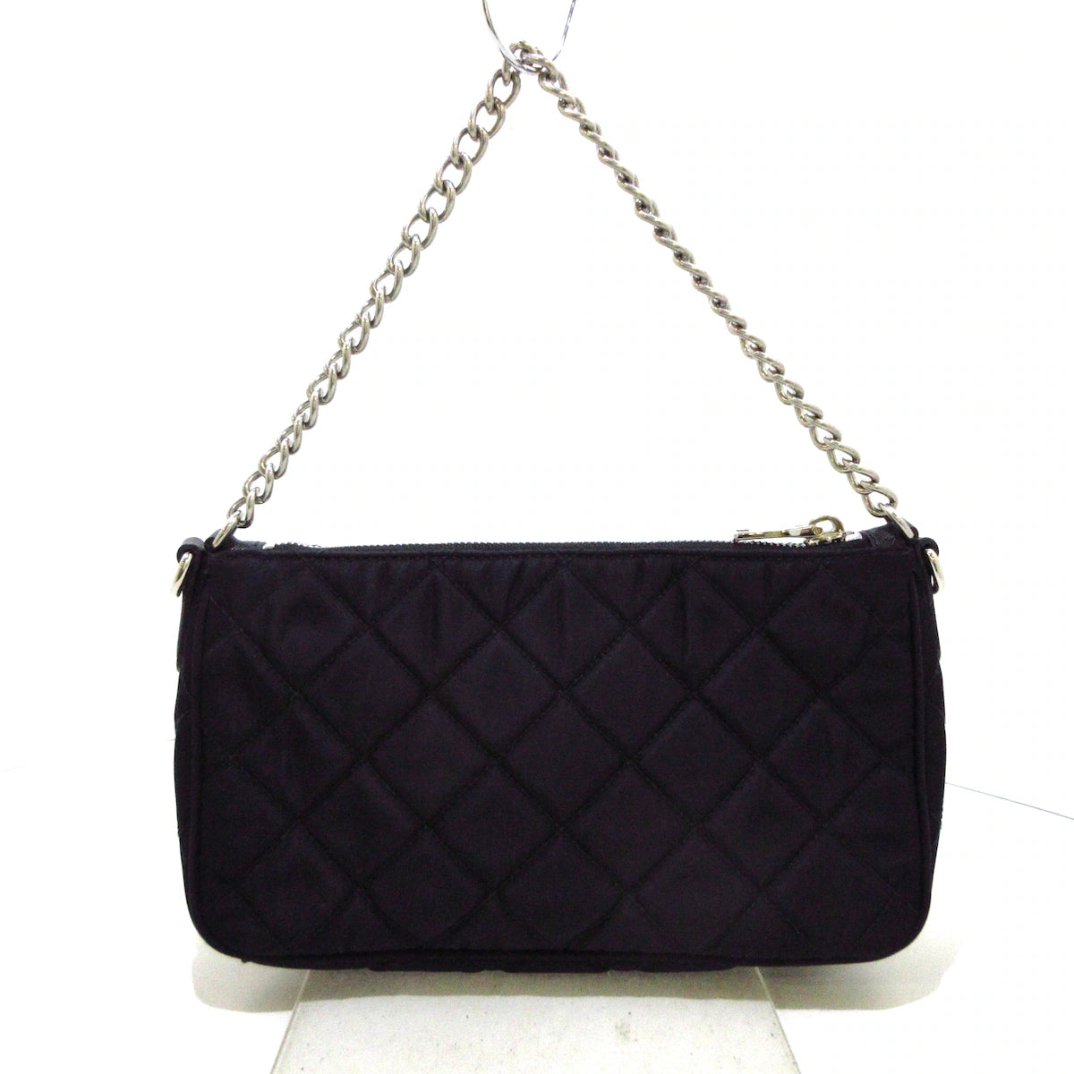 PRADA - Triangle Logo Handbag Black Nylon