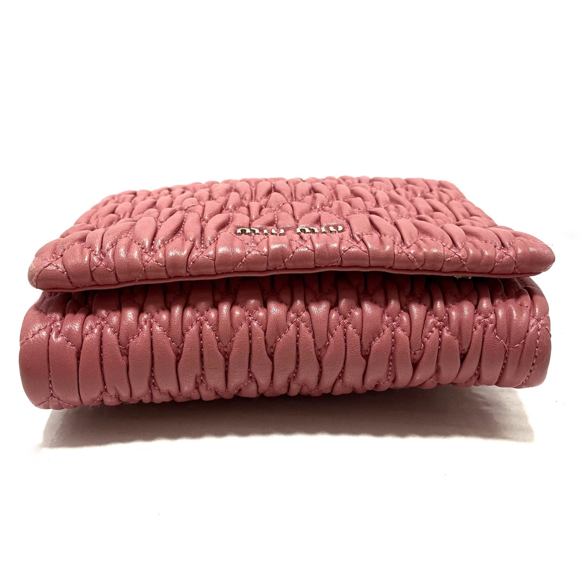 MIU MIU - Crystal Handbag Pink Leather