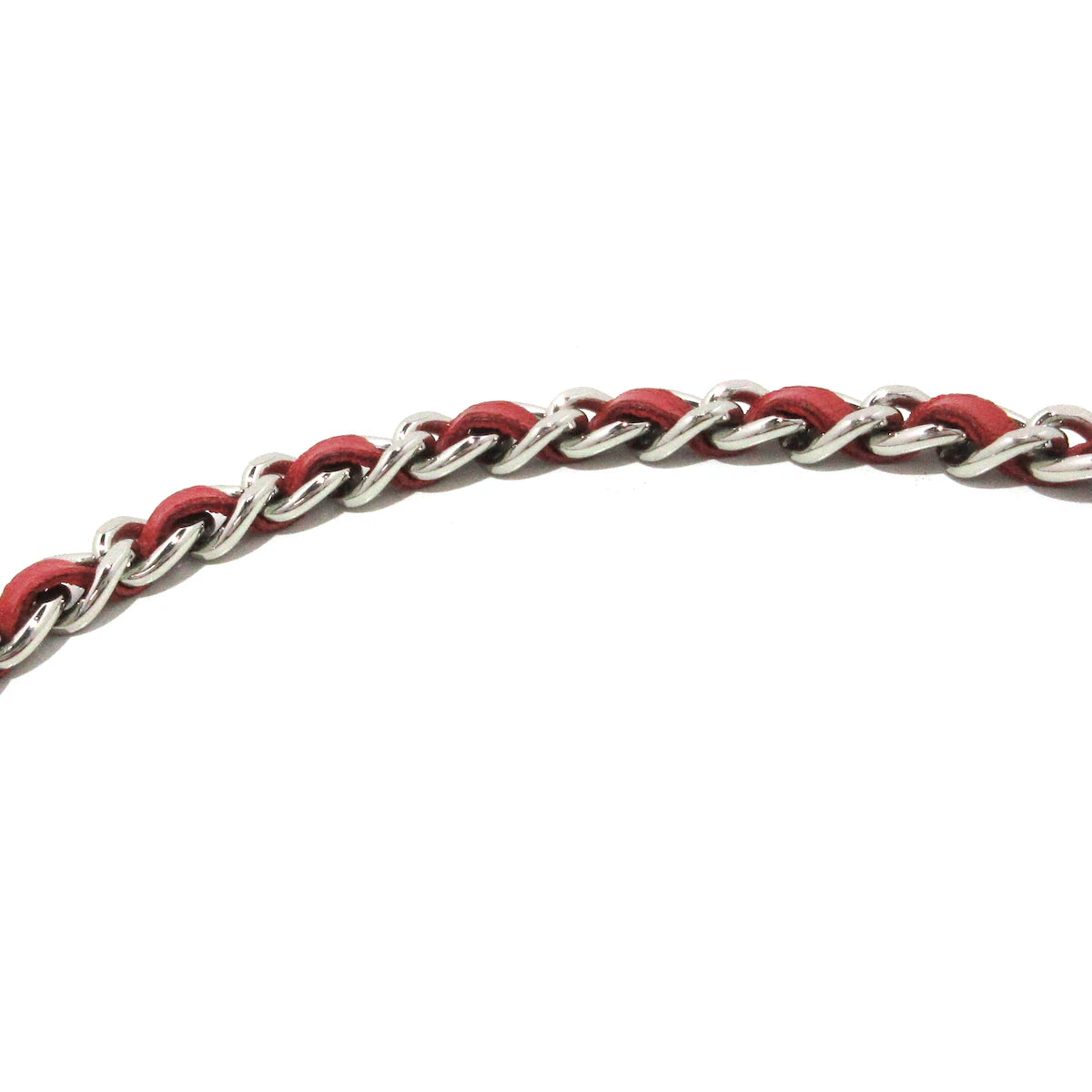 CHANEL - Matelasse Wallet on Chain Red Lambskin