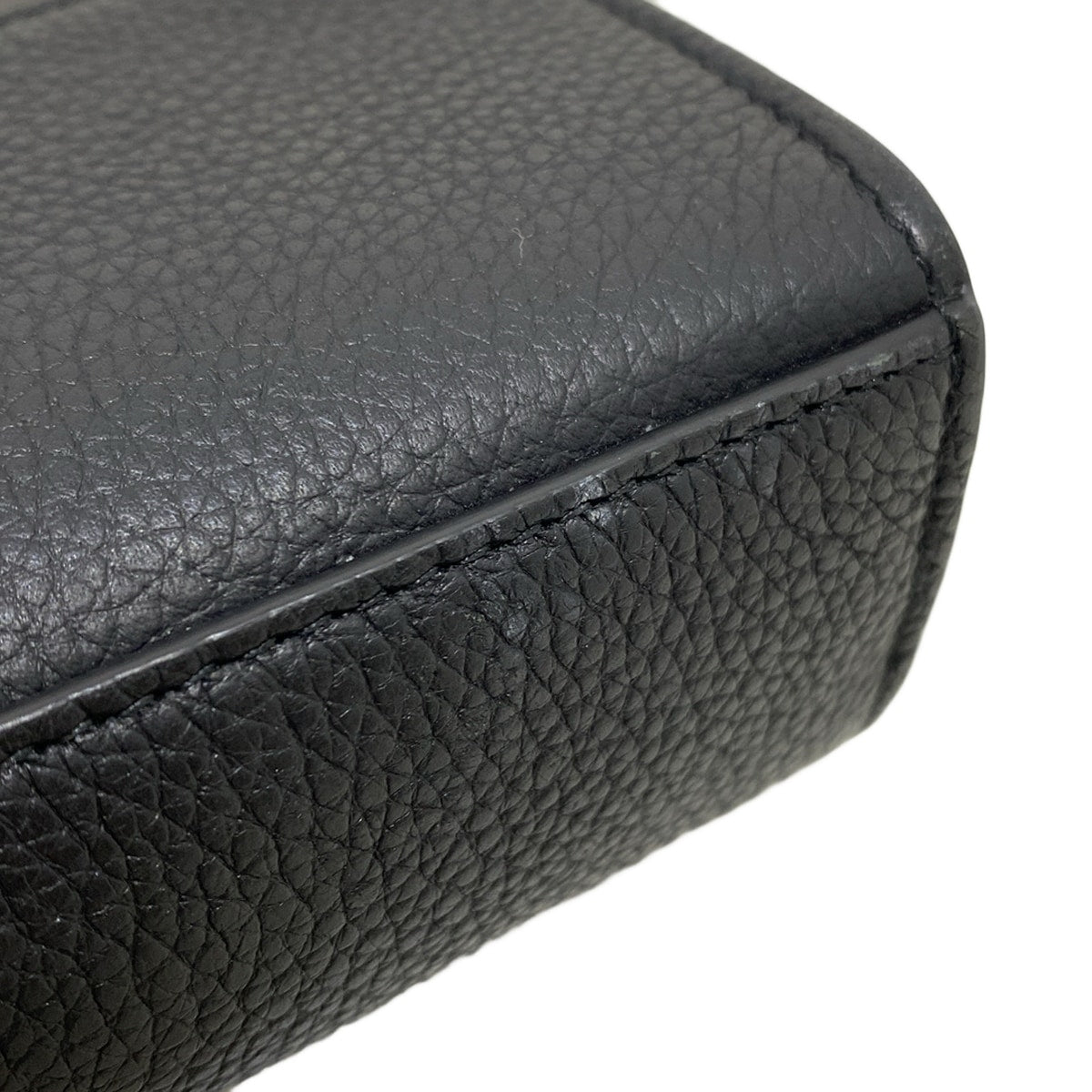 SALVATORE FERRAGAMO - Cut Out Business Bag Black Leather