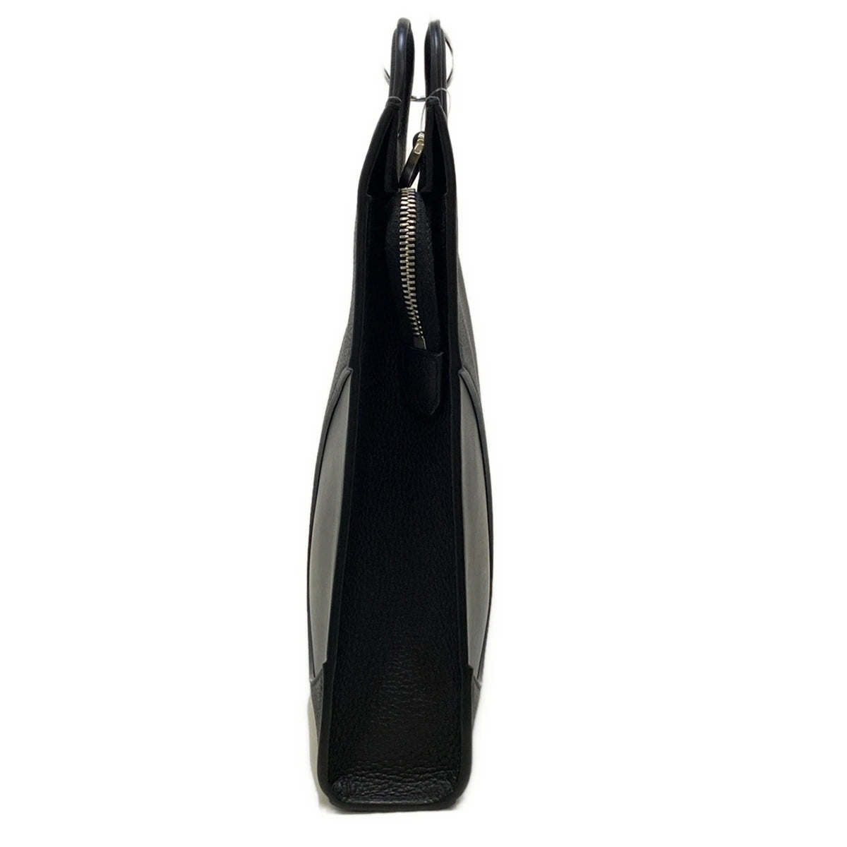 SALVATORE FERRAGAMO - Cut Out Business Bag Black Leather