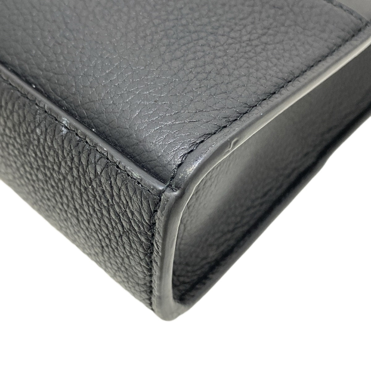 SALVATORE FERRAGAMO - Cut Out Business Bag Black Leather
