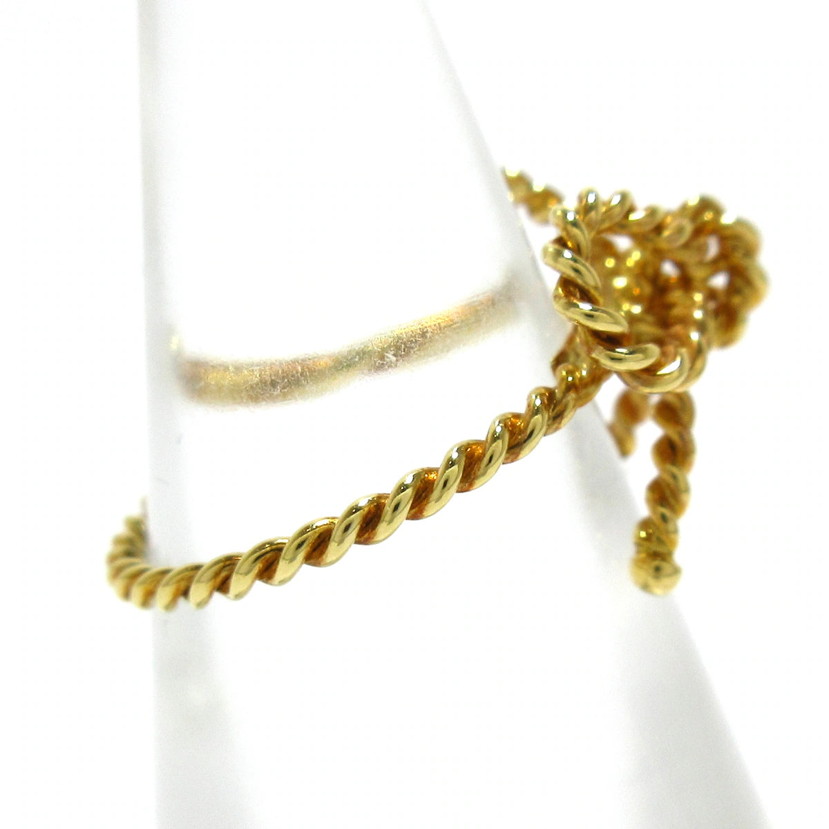 TIFFANY & CO - Twist Ring Ring 18K Yellow Gold