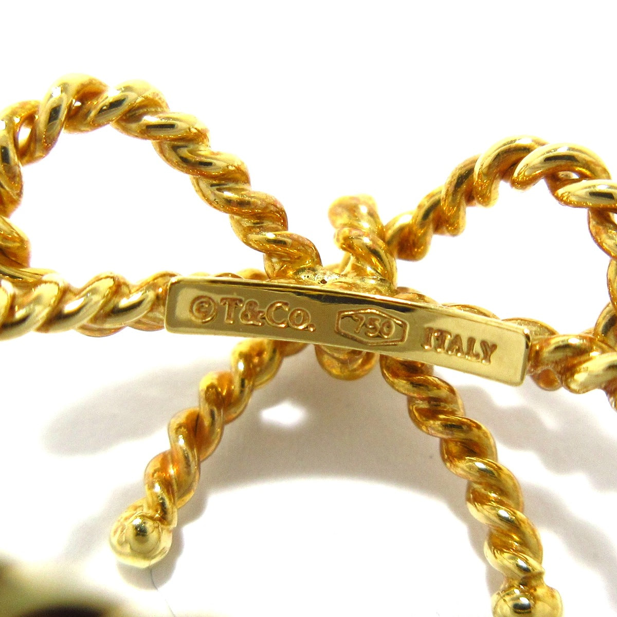 TIFFANY & CO - Twist Ring Ring 18K Yellow Gold