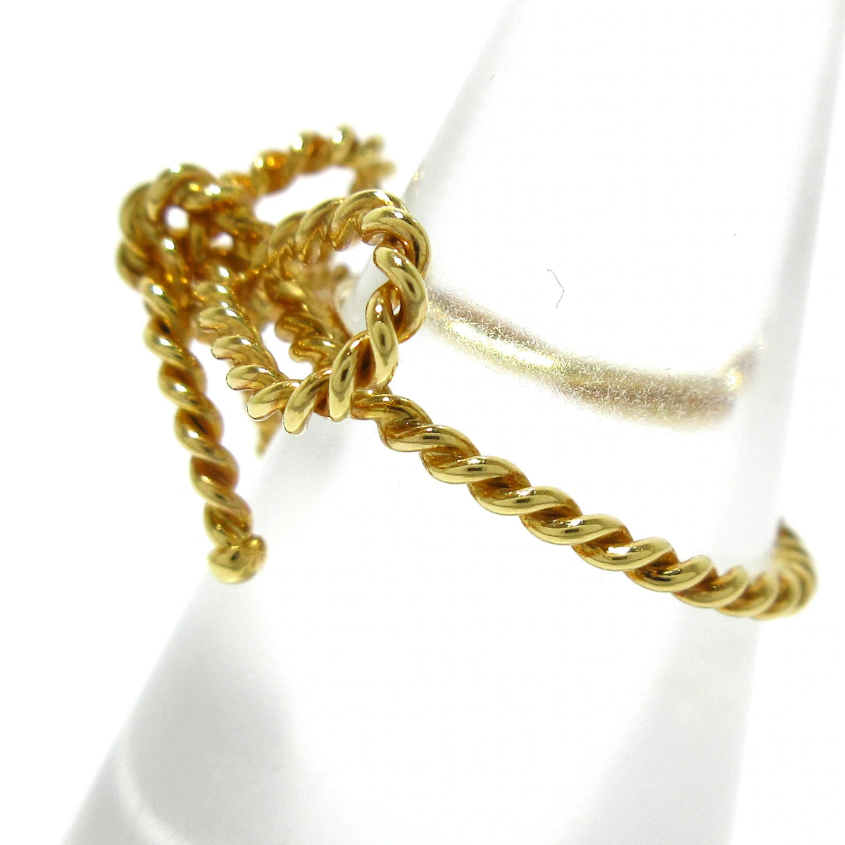 TIFFANY & CO - Twist Ring Ring 18K Yellow Gold