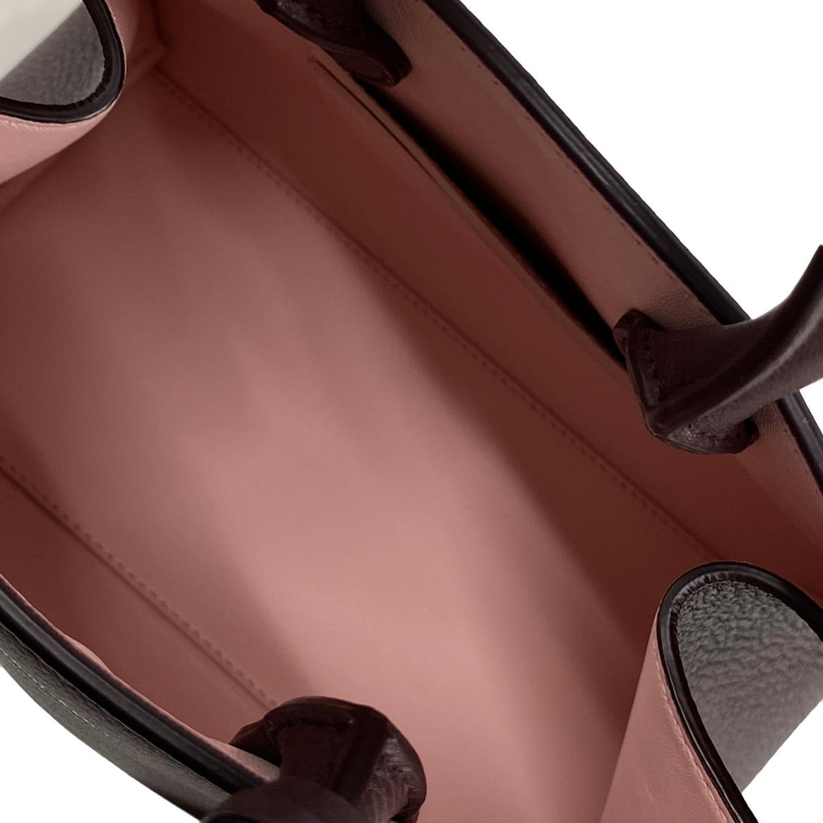 PRE-OWNED Hug Burgundy Leather Shoulder Bag