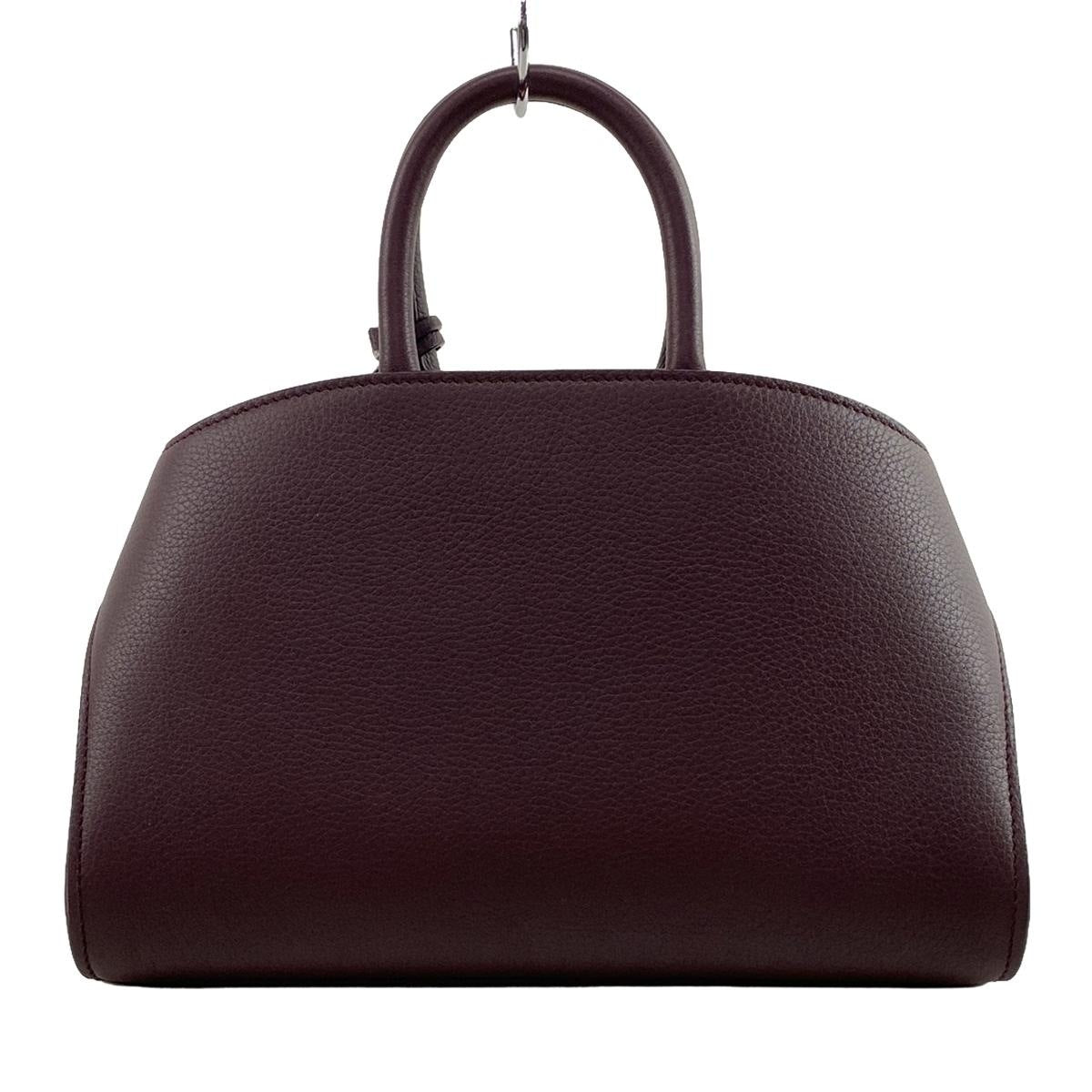 PRE-OWNED Hug Burgundy Leather Shoulder Bag