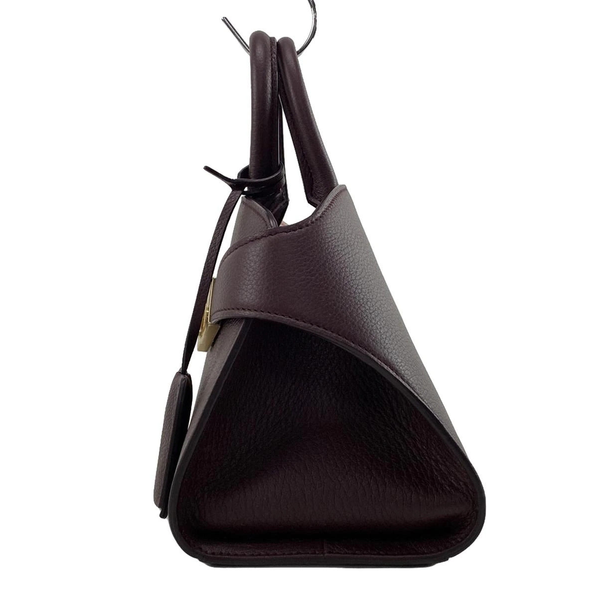 PRE-OWNED Hug Burgundy Leather Shoulder Bag
