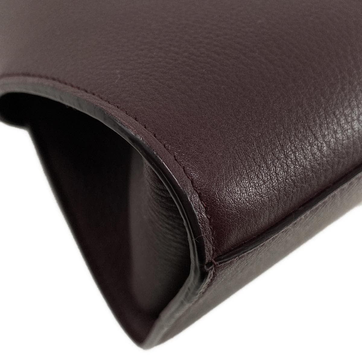 PRE-OWNED Hug Burgundy Leather Shoulder Bag