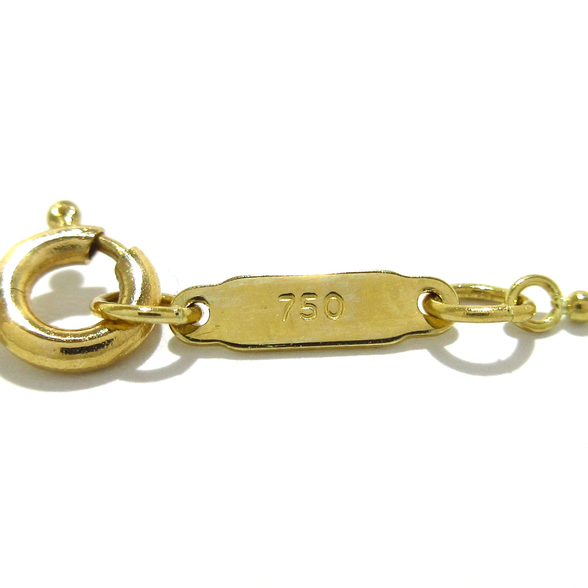 PRE-OWNED Twisted heart key 18K Yellow Gold Necklace