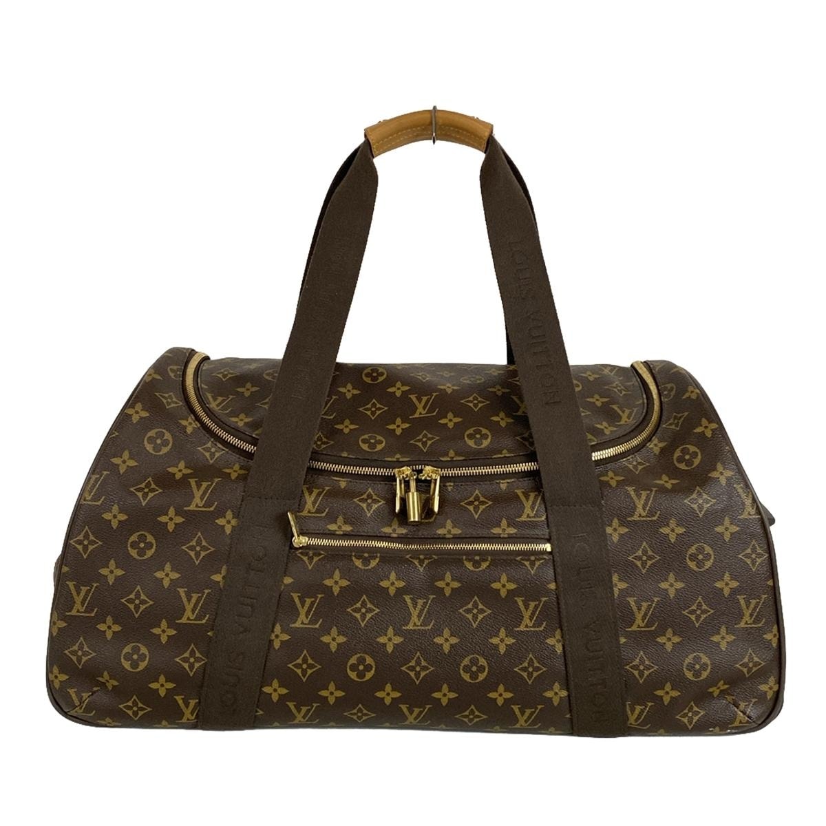 Bolso de hombro tipo maleta de lona con monograma LV Neo Eole 55 de segunda mano