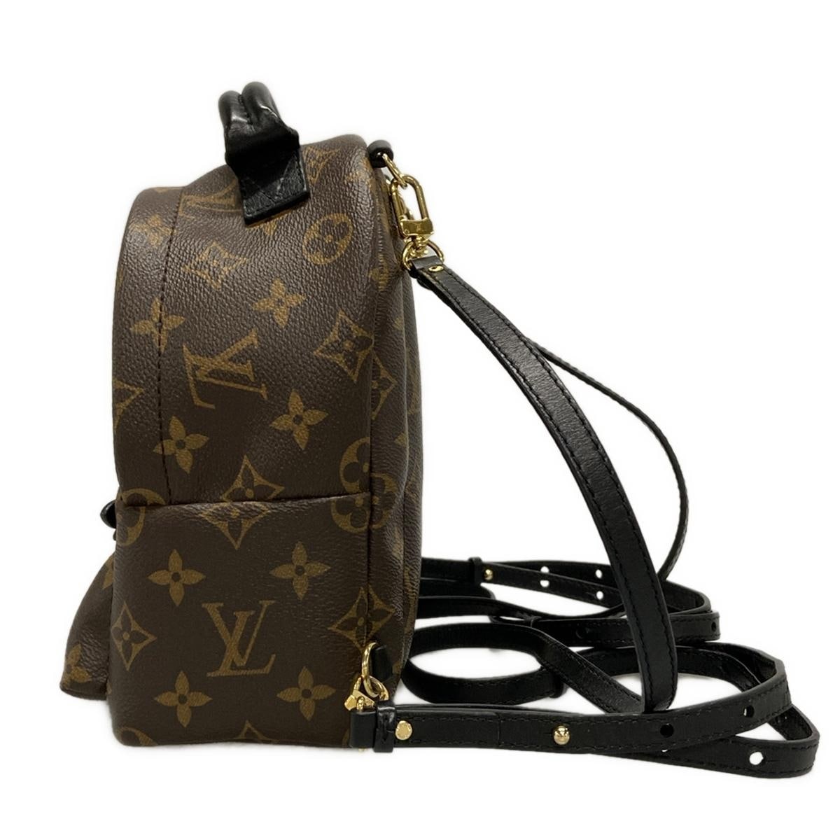 PRE-OWNED LV Monogram Canvas Palm Springs Mini Backpack