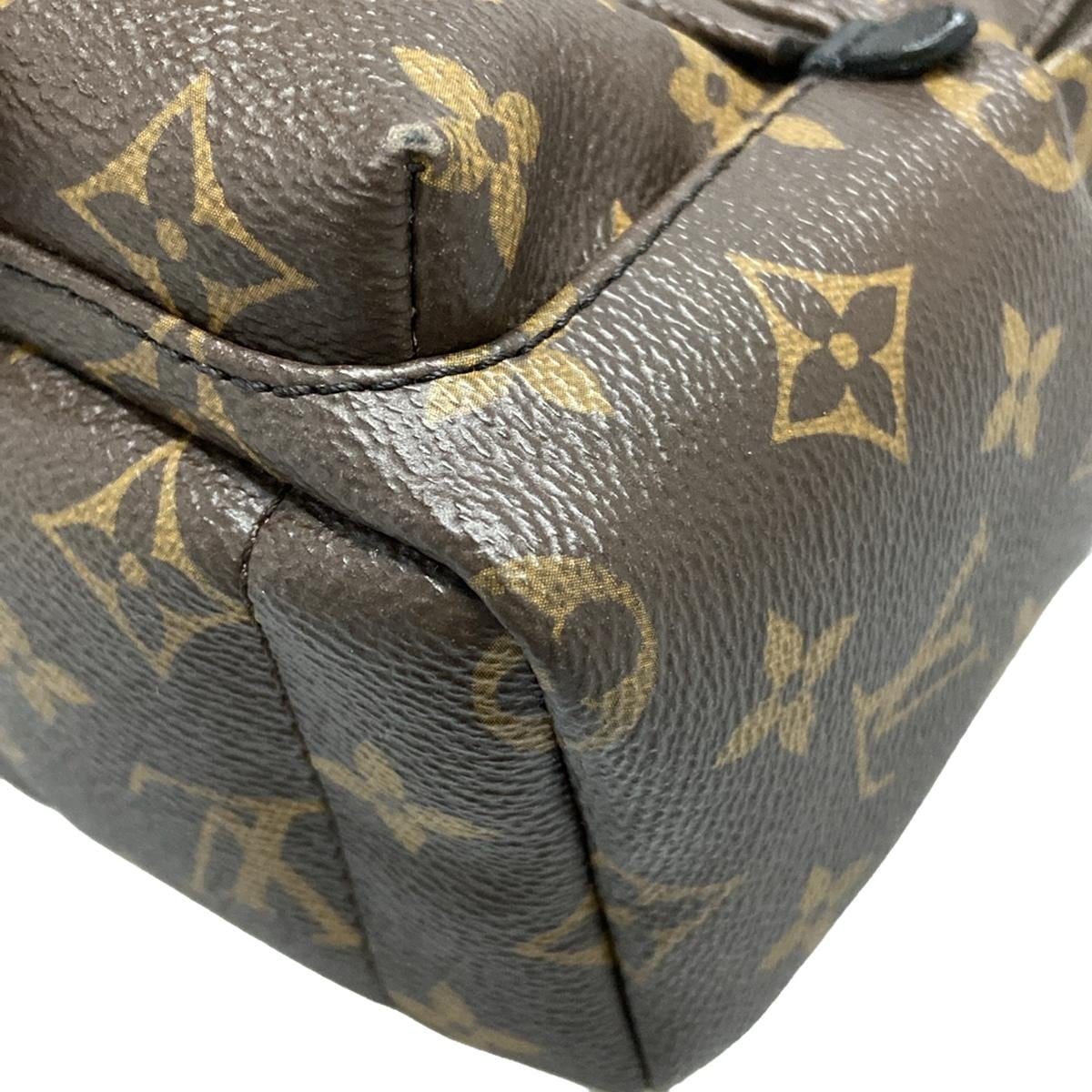 PRE-OWNED LV Monogram Canvas Palm Springs Mini Backpack