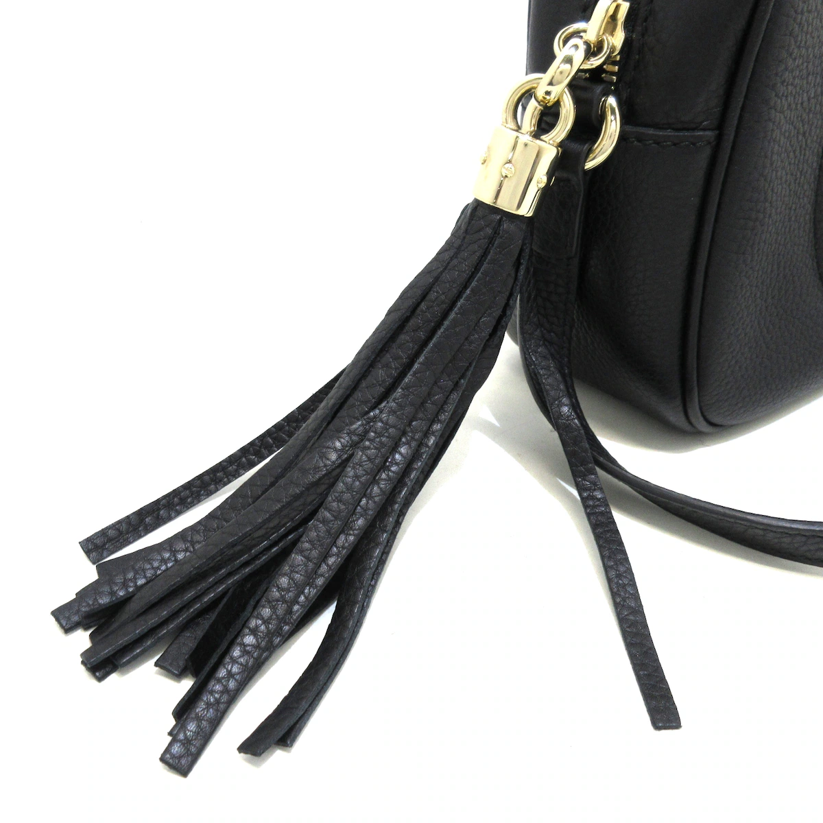 GUCCI - Soho Black Leather Crossbody Bag