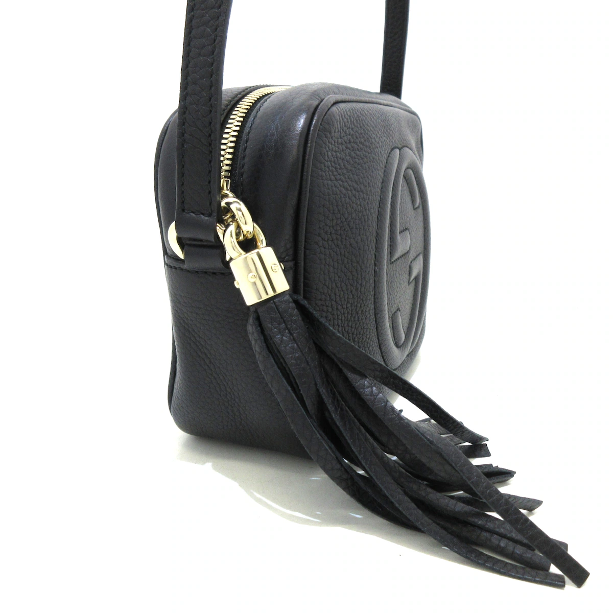 GUCCI - Soho Black Leather Crossbody Bag