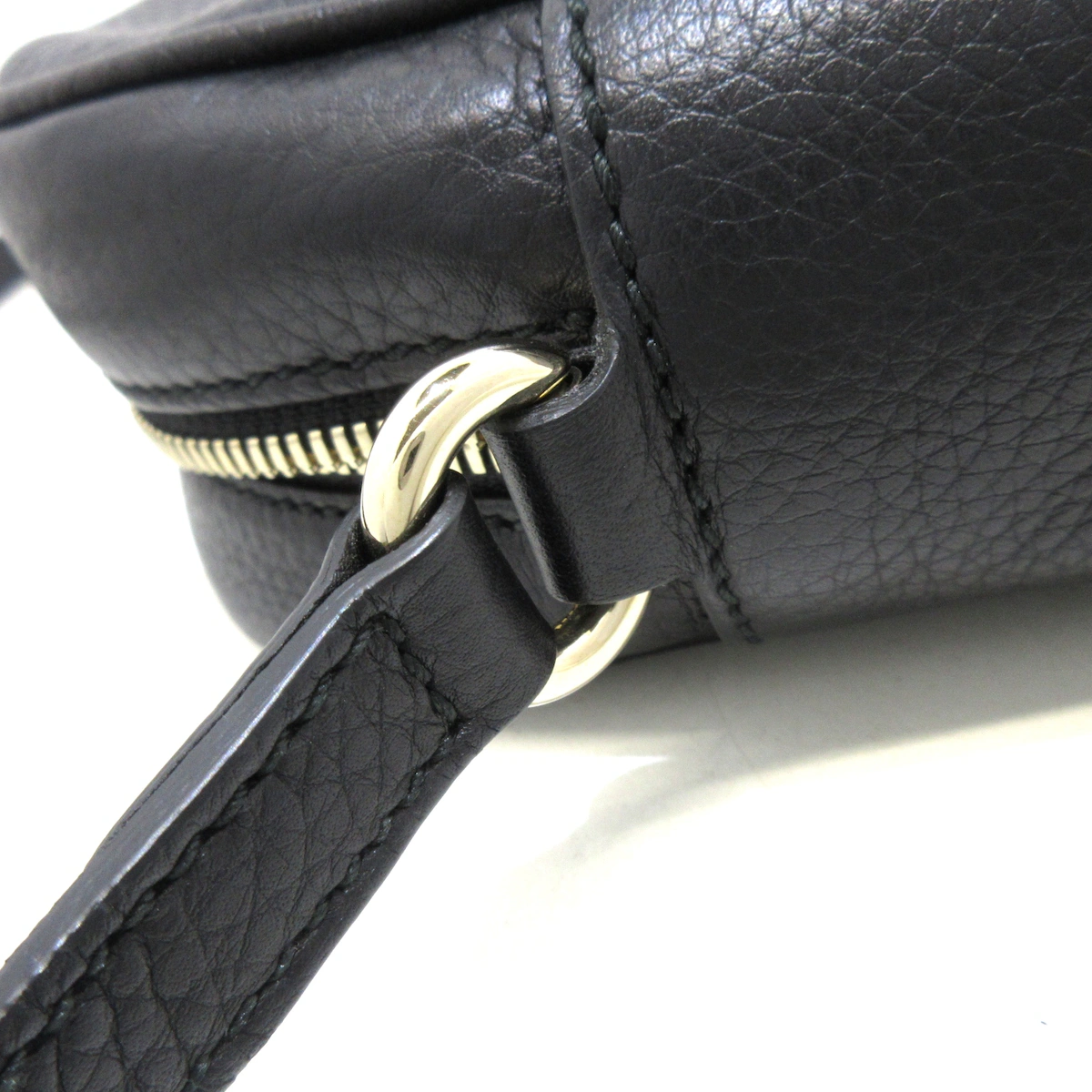 GUCCI - Soho Black Leather Crossbody Bag