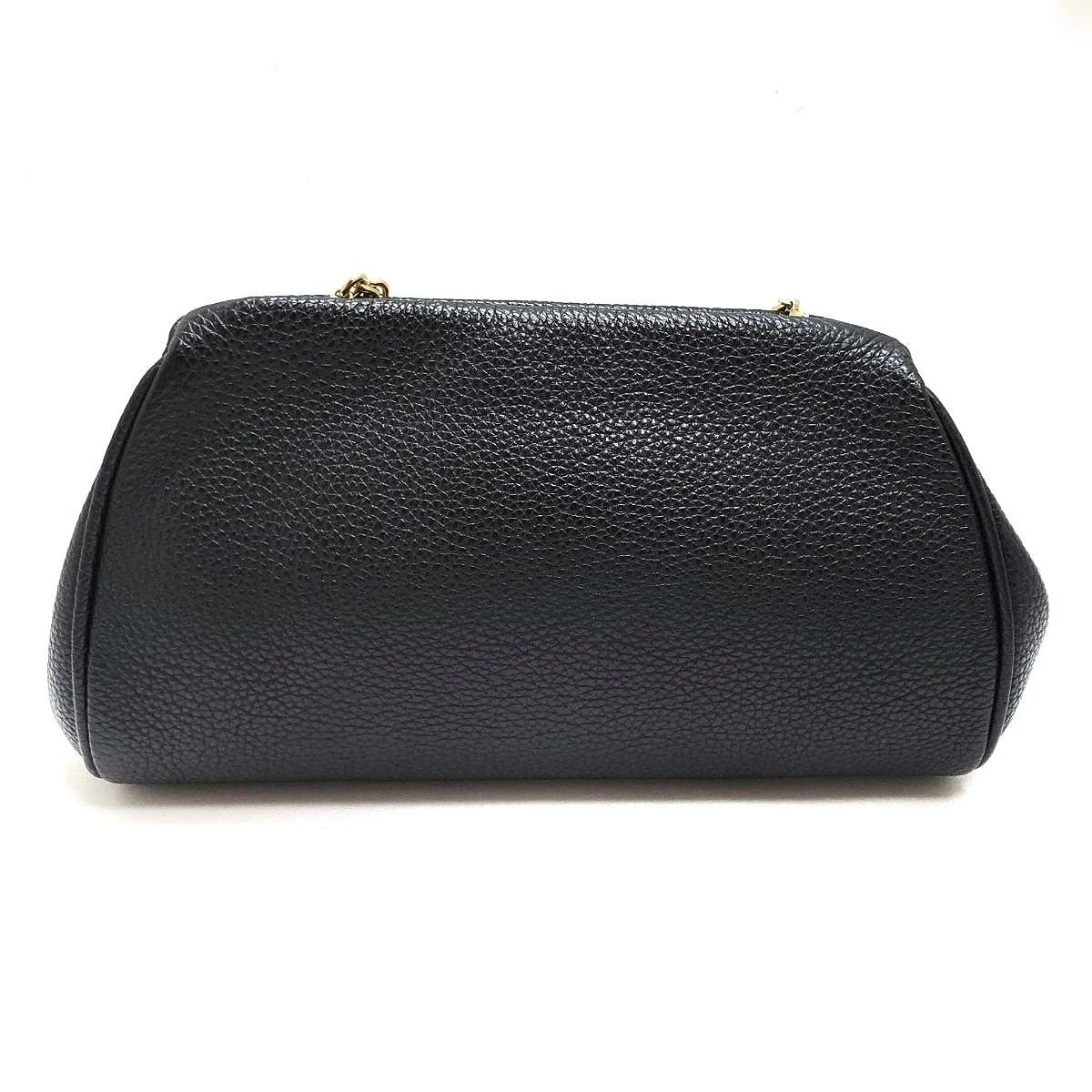 SALVATORE FERRAGAMO - Gancini Shoulder Bag Black Leather