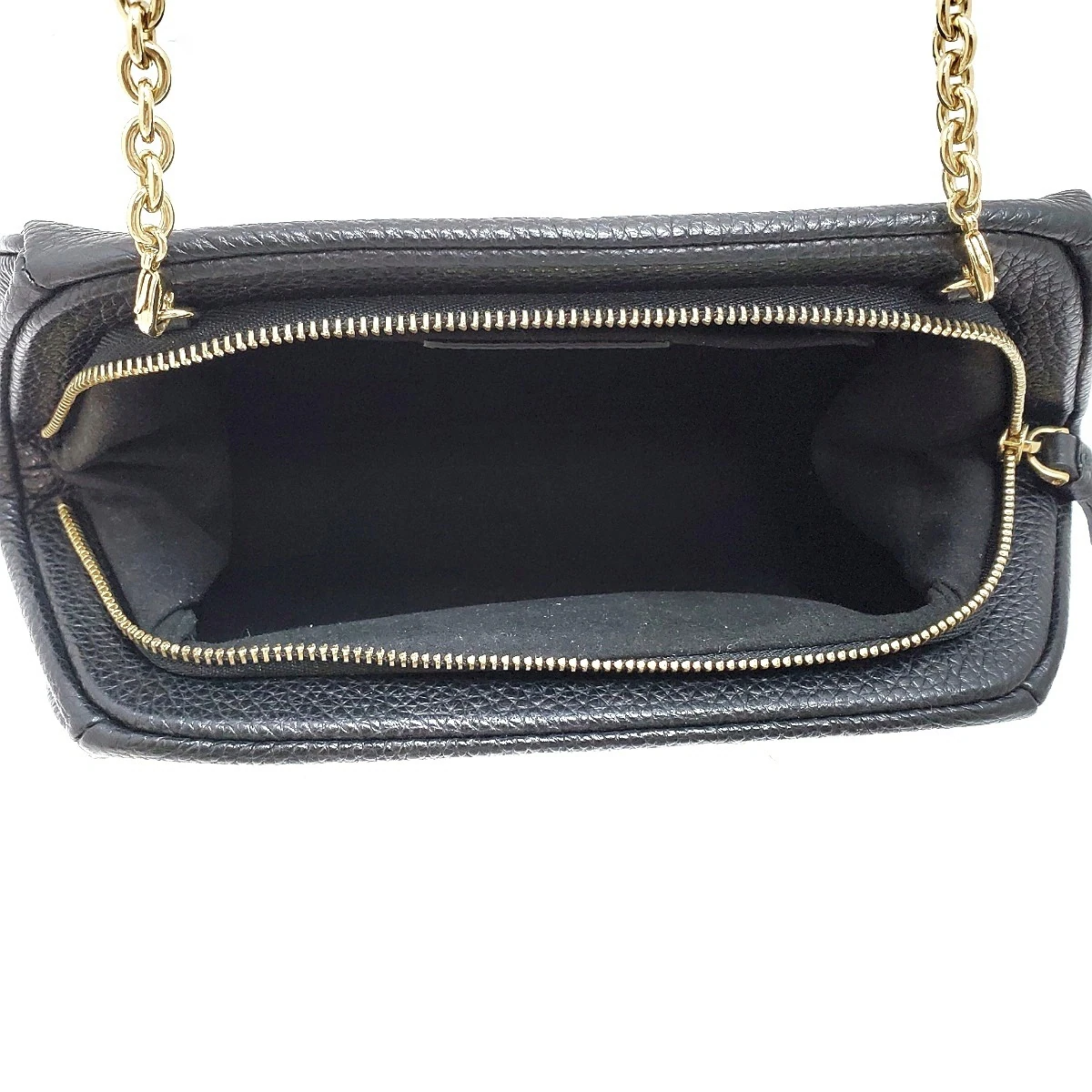 SALVATORE FERRAGAMO - Gancini Shoulder Bag Black Leather