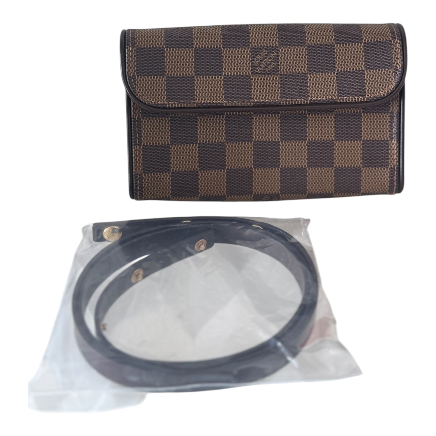 PRE-OWNED LV Damier Ebene Waist Pouch