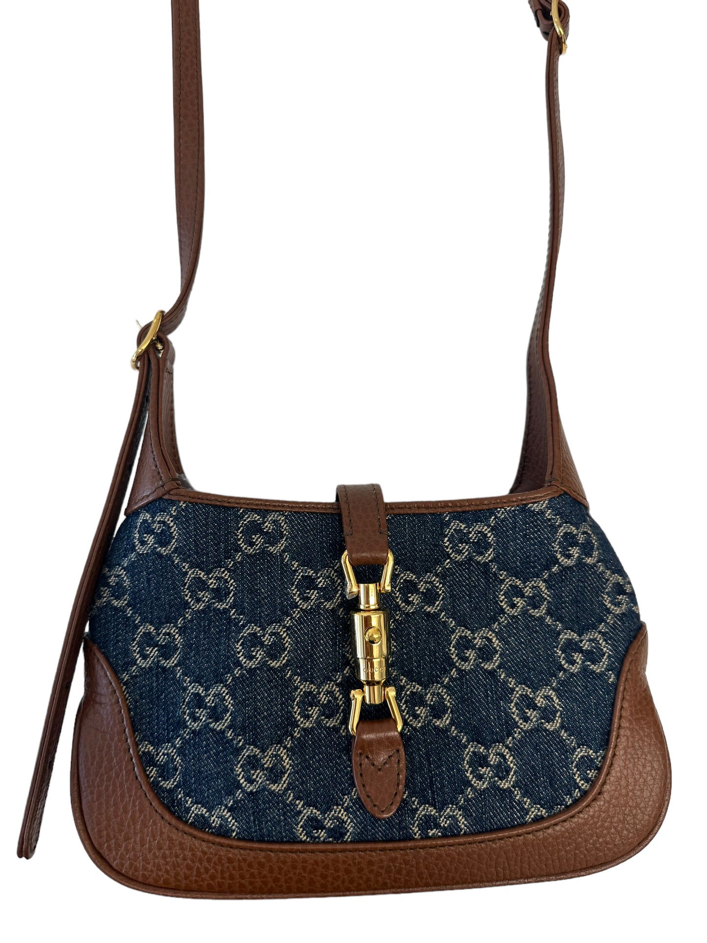 GUCCI- Blue Denim Mini Jackie 1961