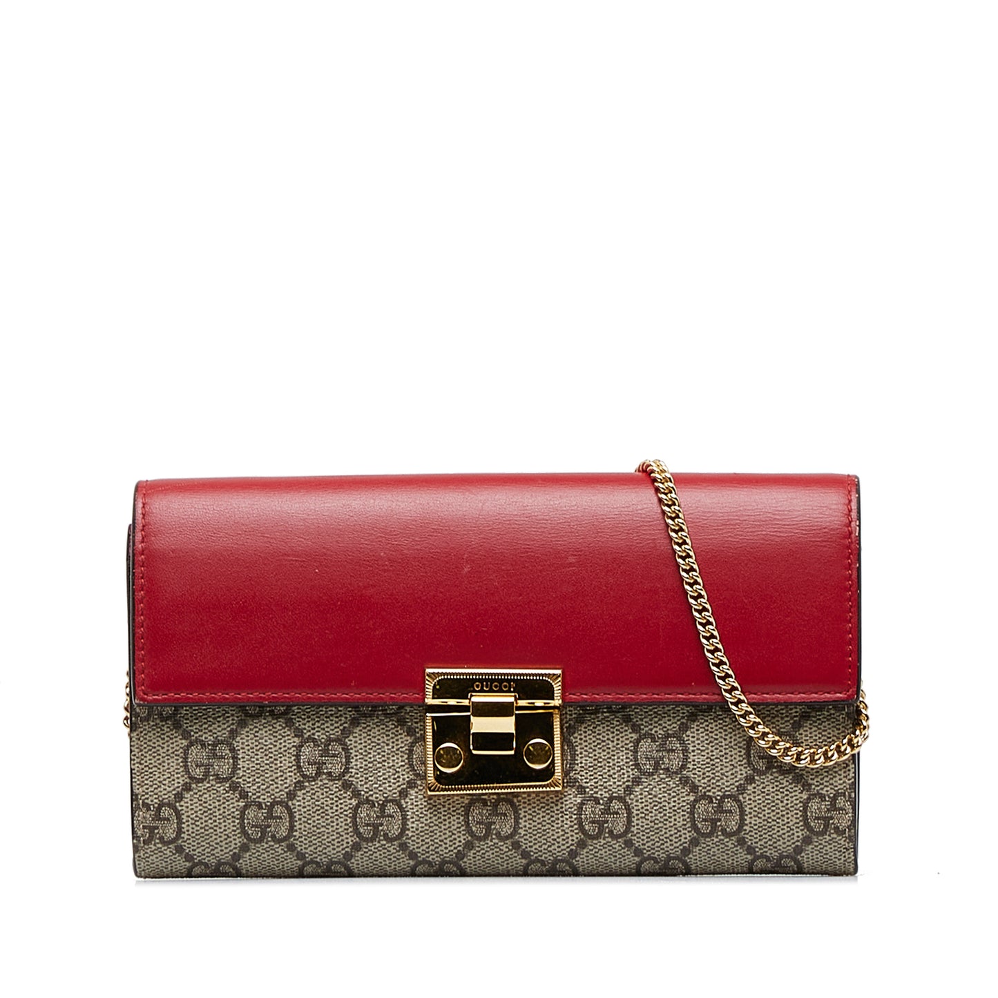 GUCCI - GG Supreme Padlock Wallet On Chain