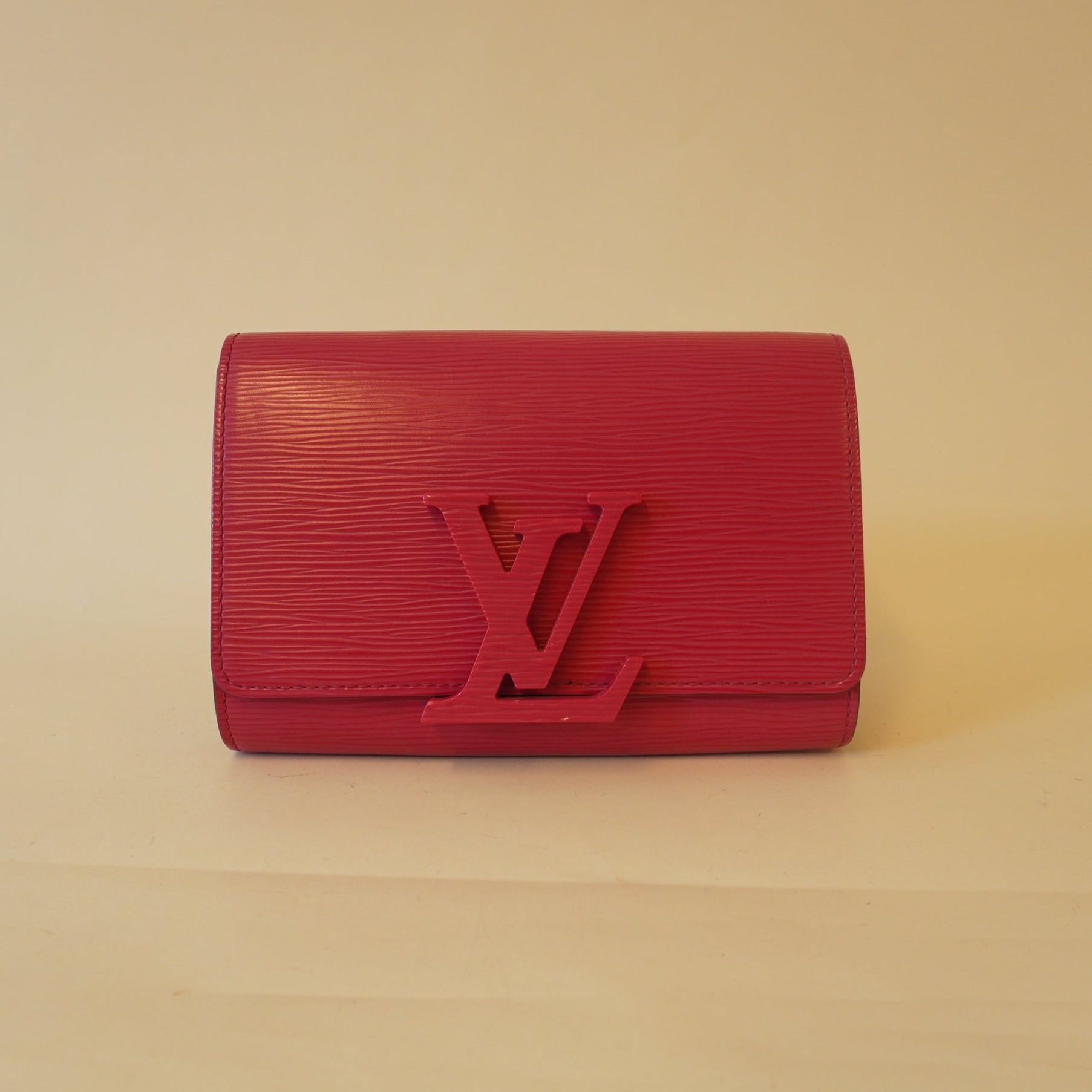 PRE-OWNED LV Hot Pink Epi Louise Strap PM Shoulder Bag