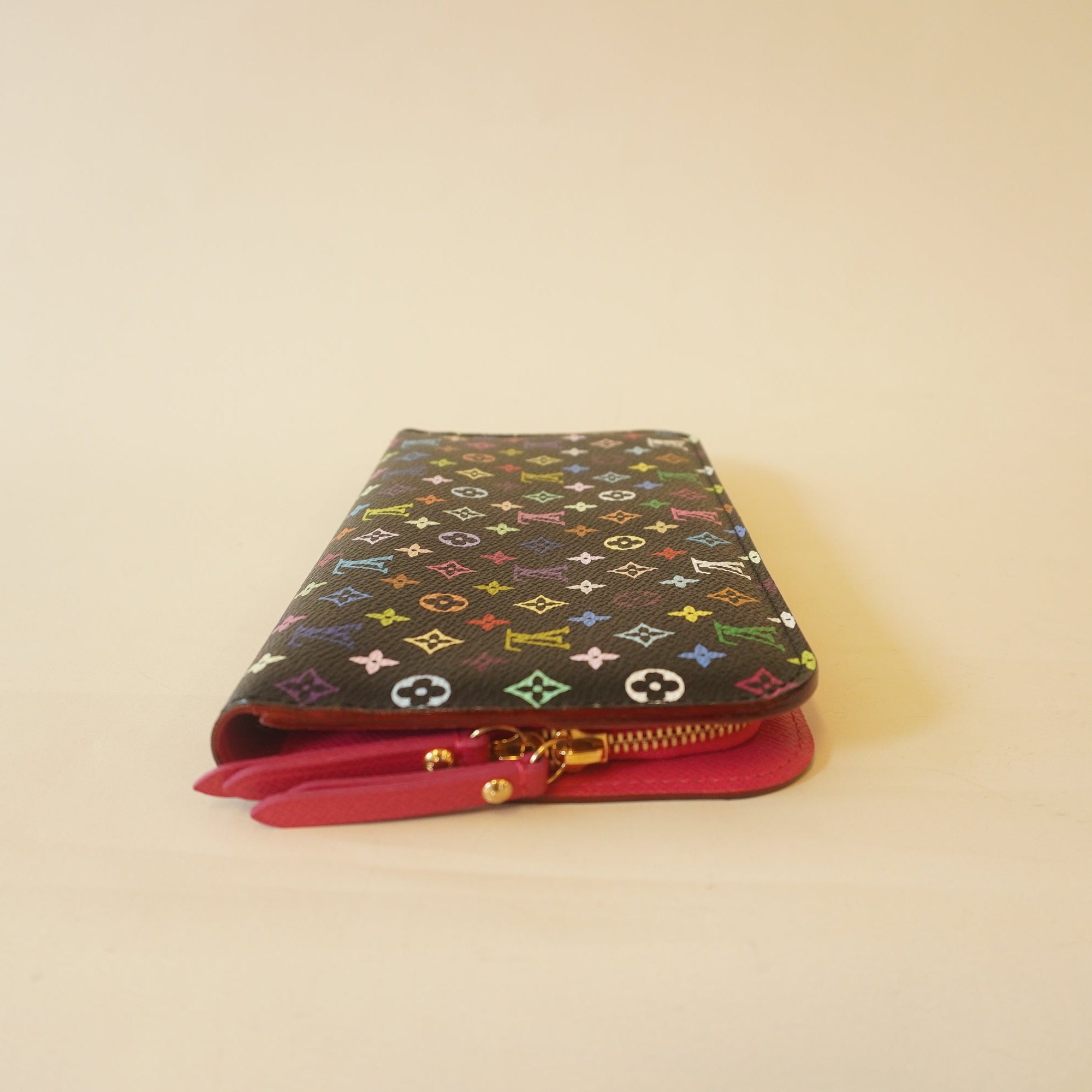 PRE-OWNED Monogram Multicolor Insolite Wallet Black