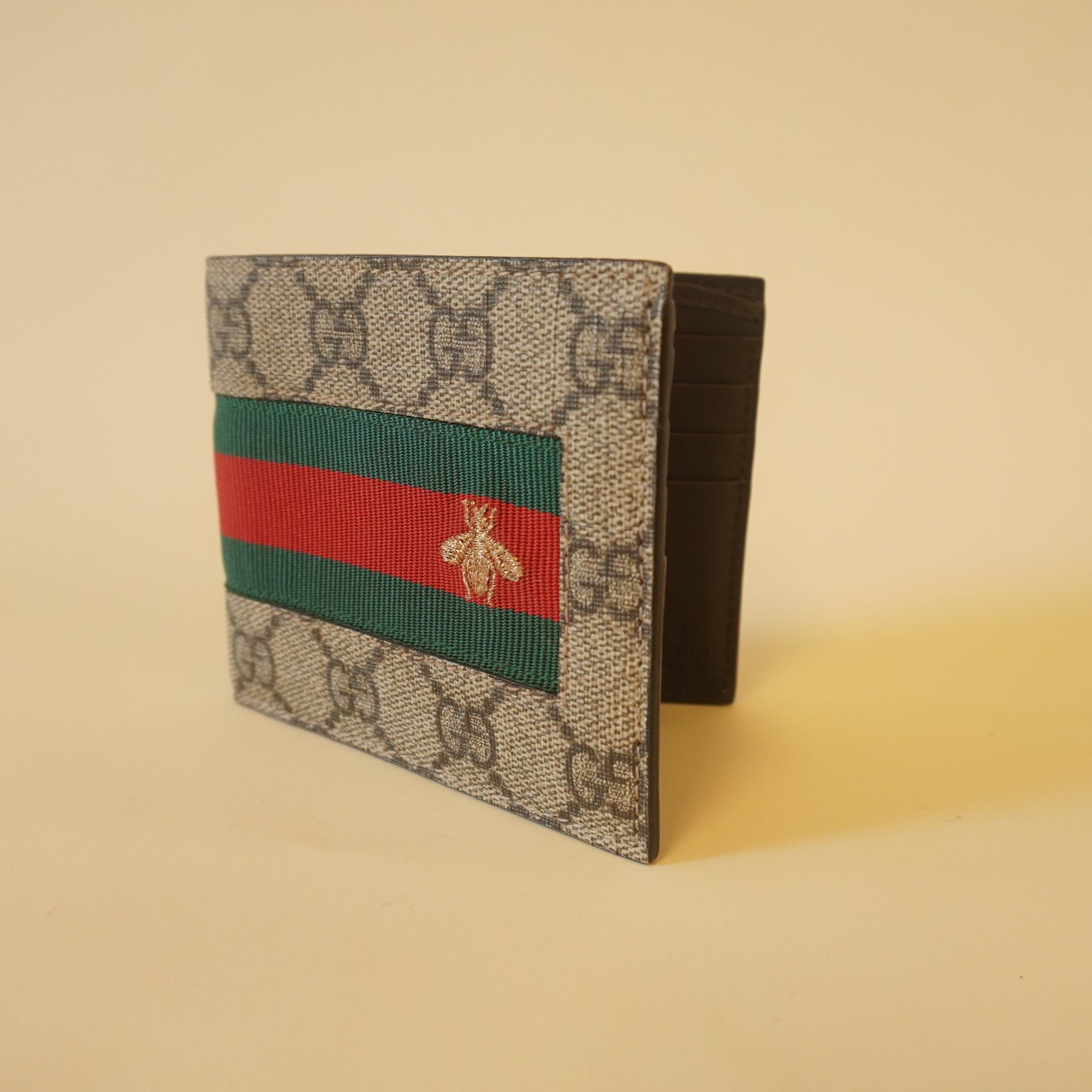 PRE-OWNED Ophidia GG Coated Canvas Wallet