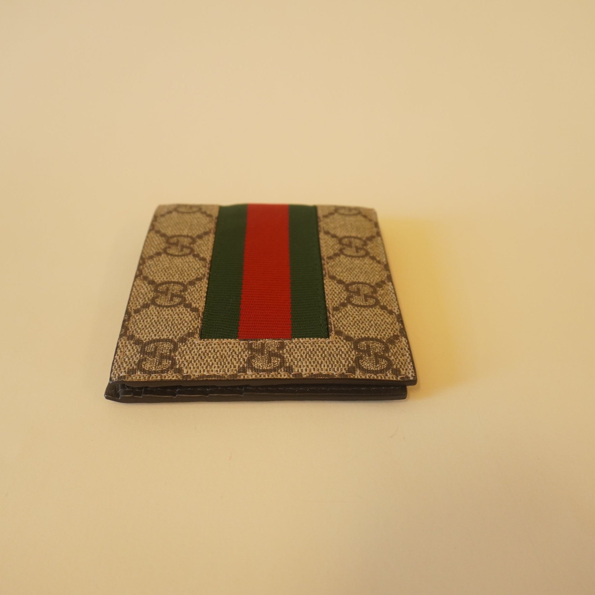 PRE-OWNED Ophidia GG Coated Canvas Wallet