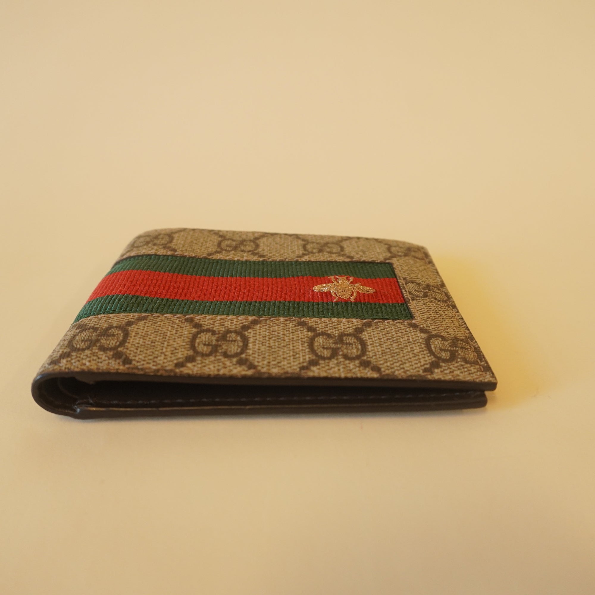 PRE-OWNED Ophidia GG Coated Canvas Wallet
